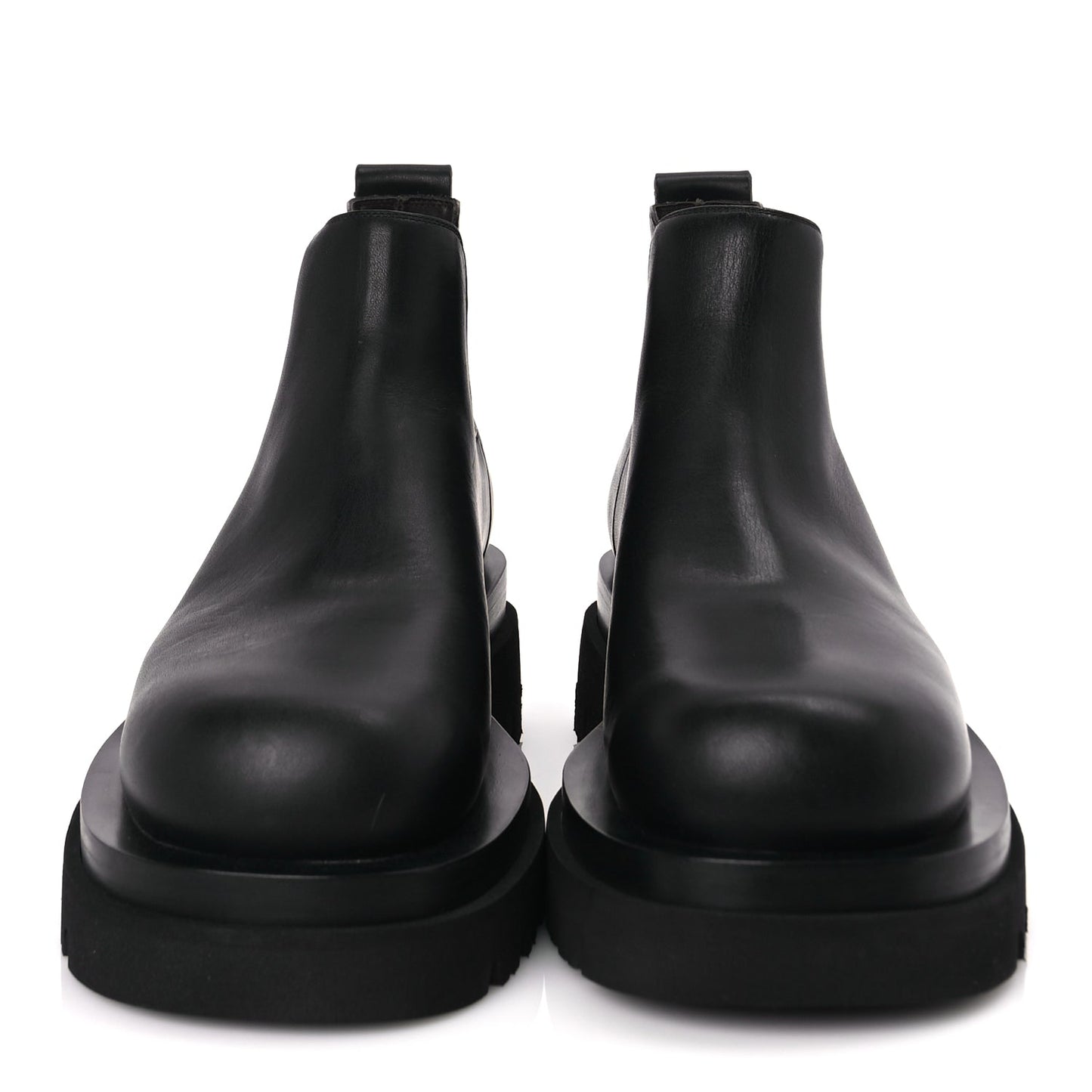 Bottega Veneta Calfskin The Lug Chelsea 55mm Cropped Boots 40 Black