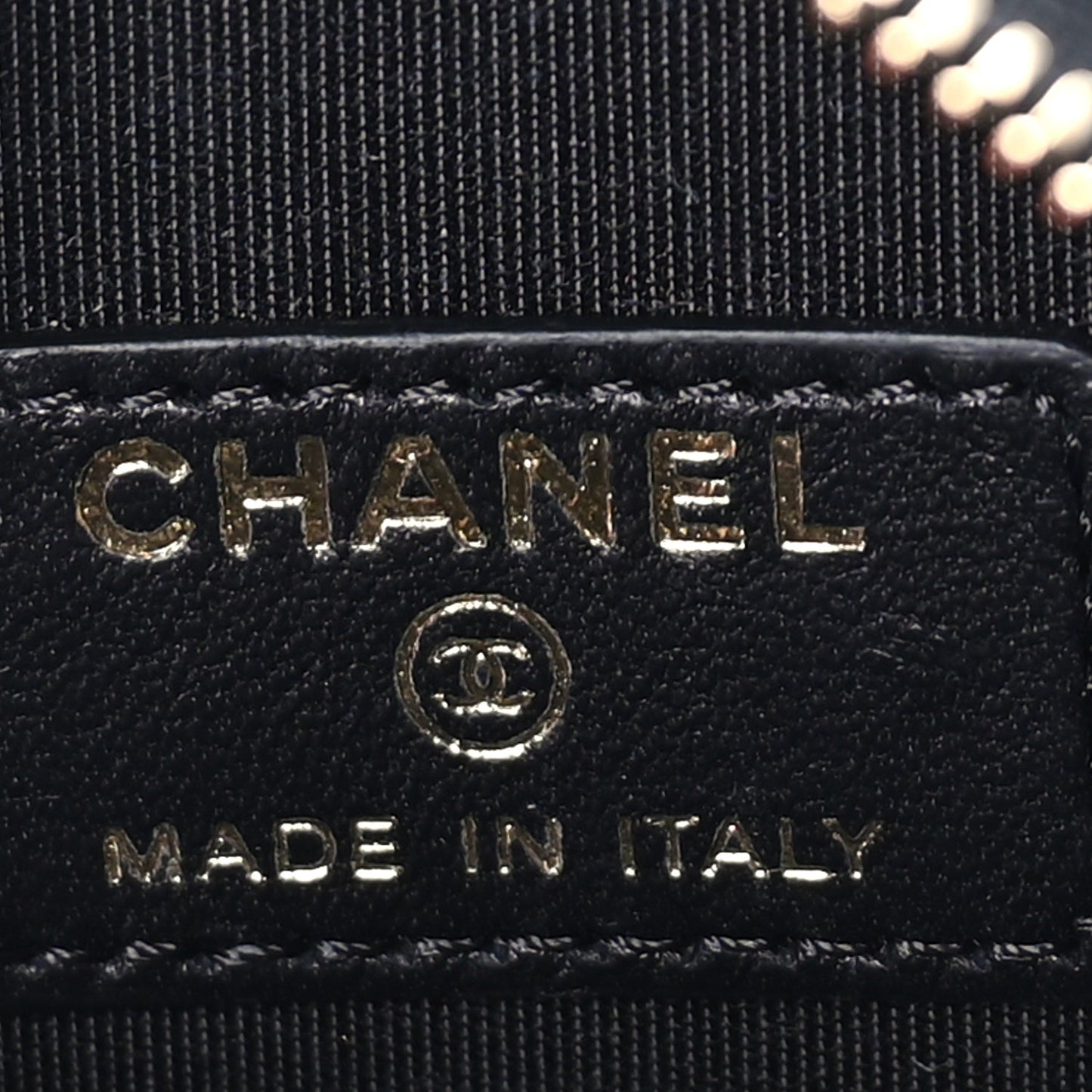 Chanel Velvet Sequin Round Clutch With Chain  Black