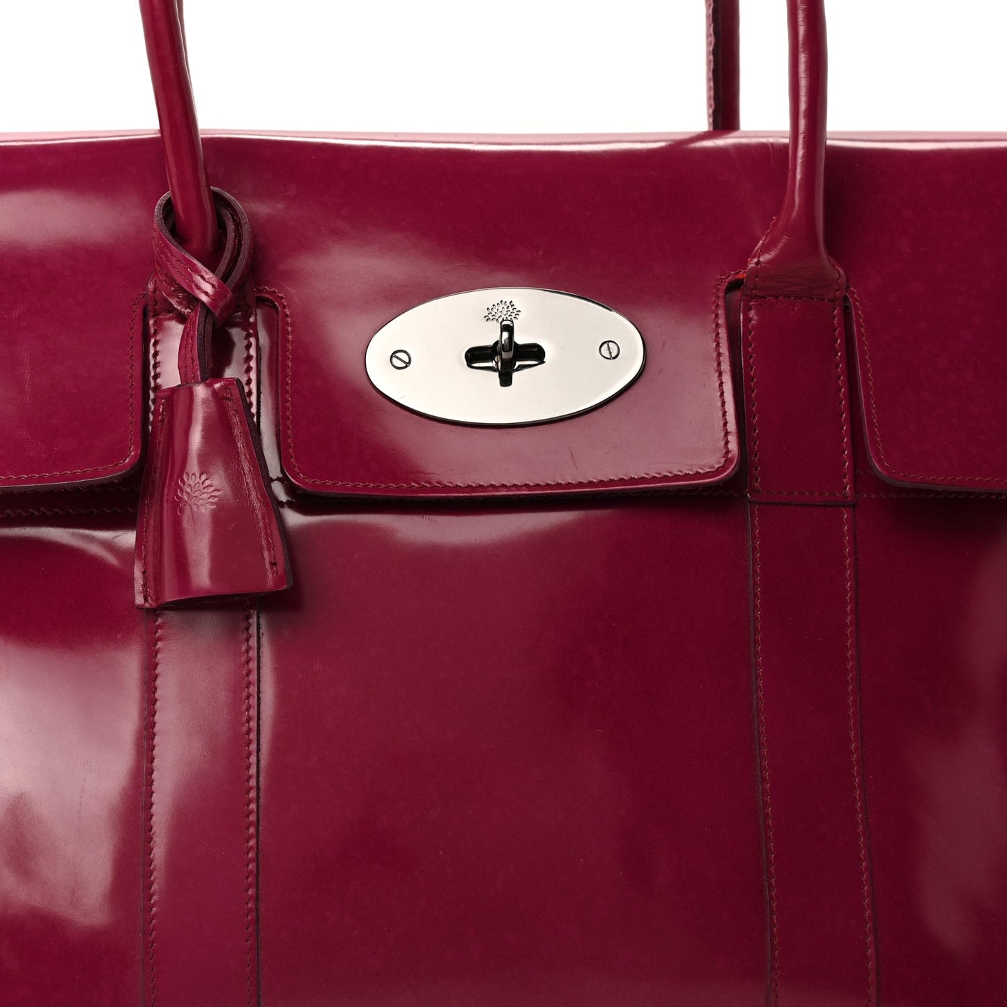 Mulberry Patent Bayswater  Purple