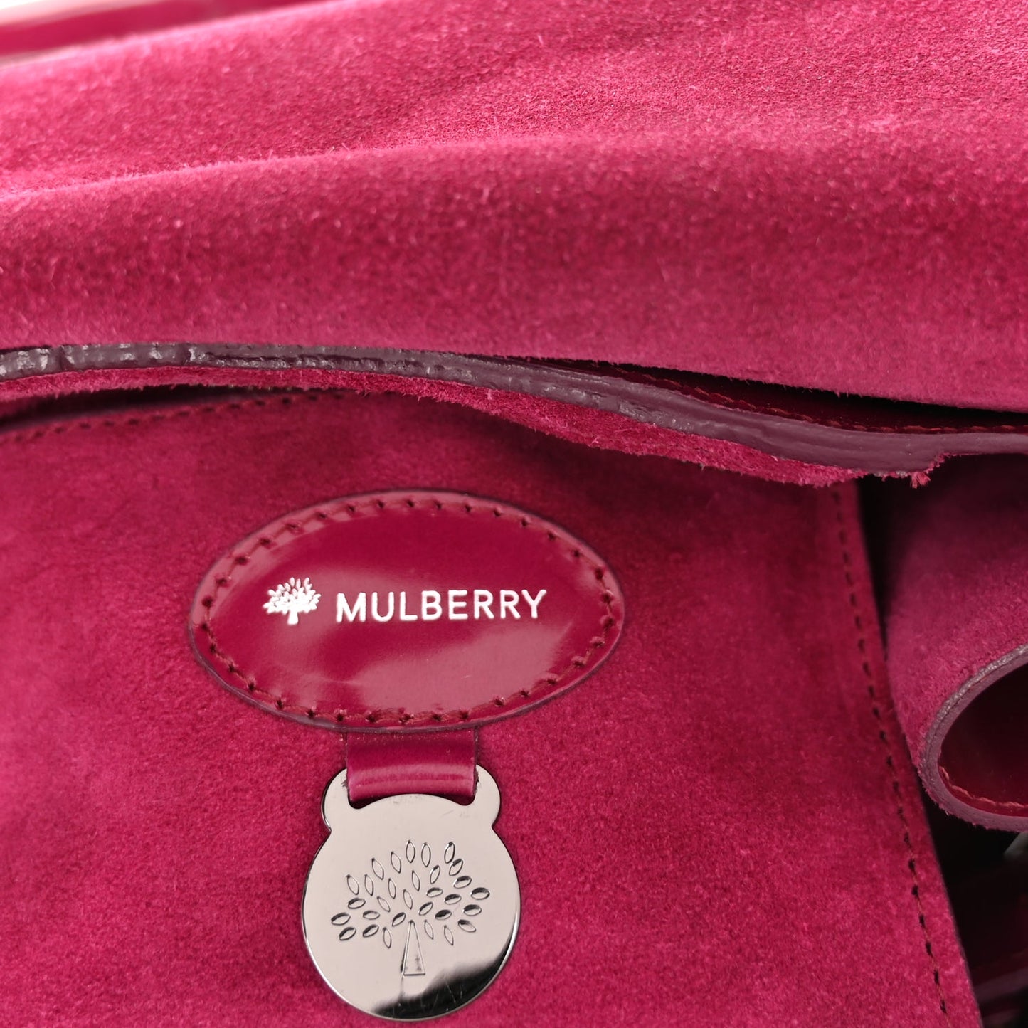 Mulberry Patent Bayswater  Purple