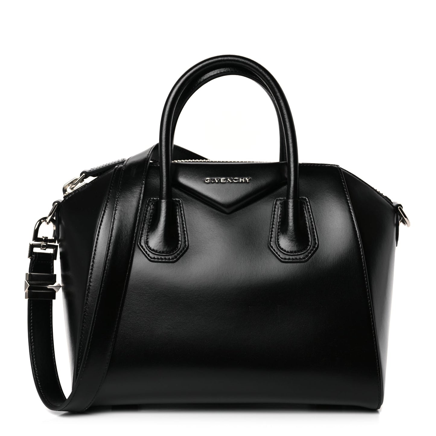 Givenchy Shiny Lord Calfskin Small Antigona Black