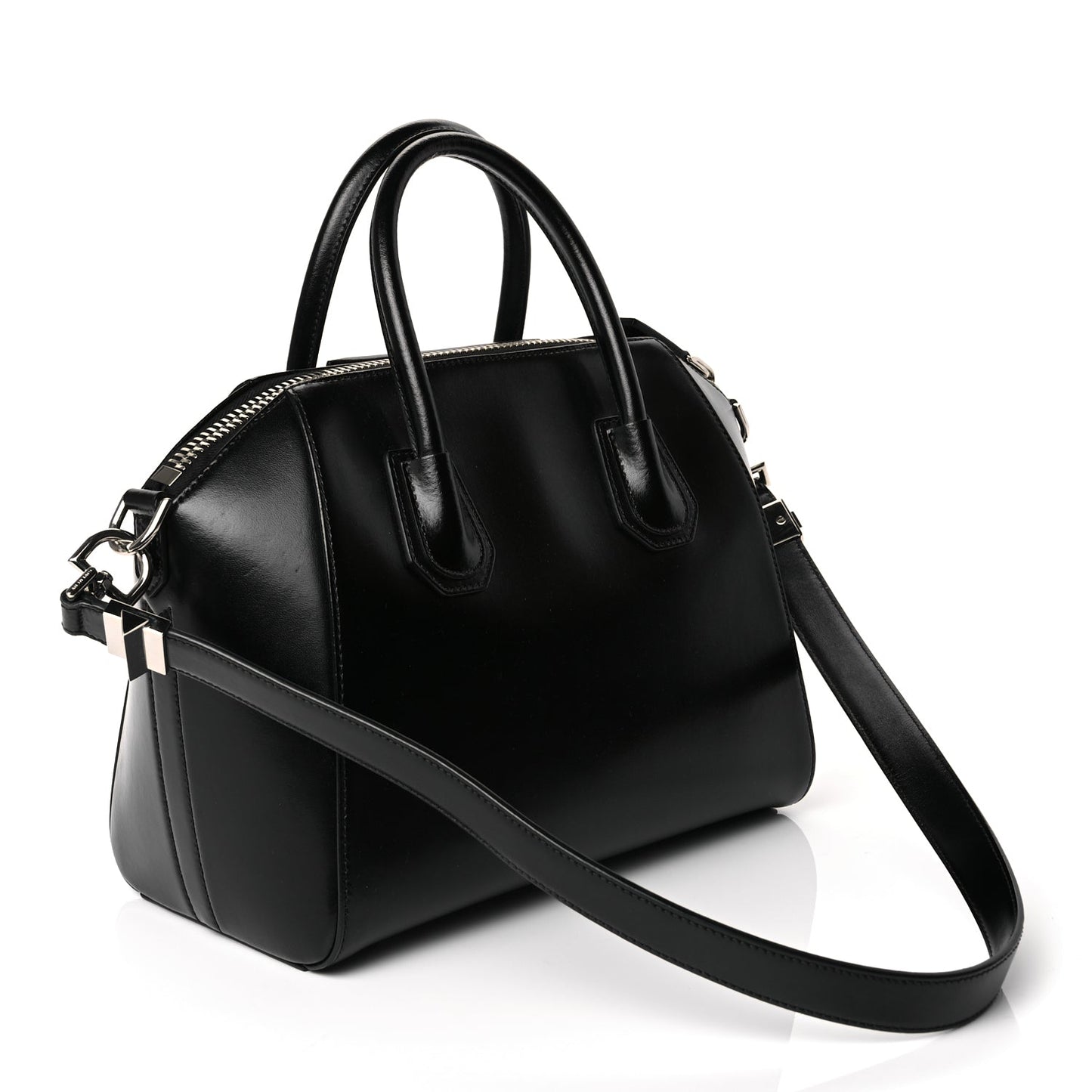 Givenchy Shiny Lord Calfskin Small Antigona Black