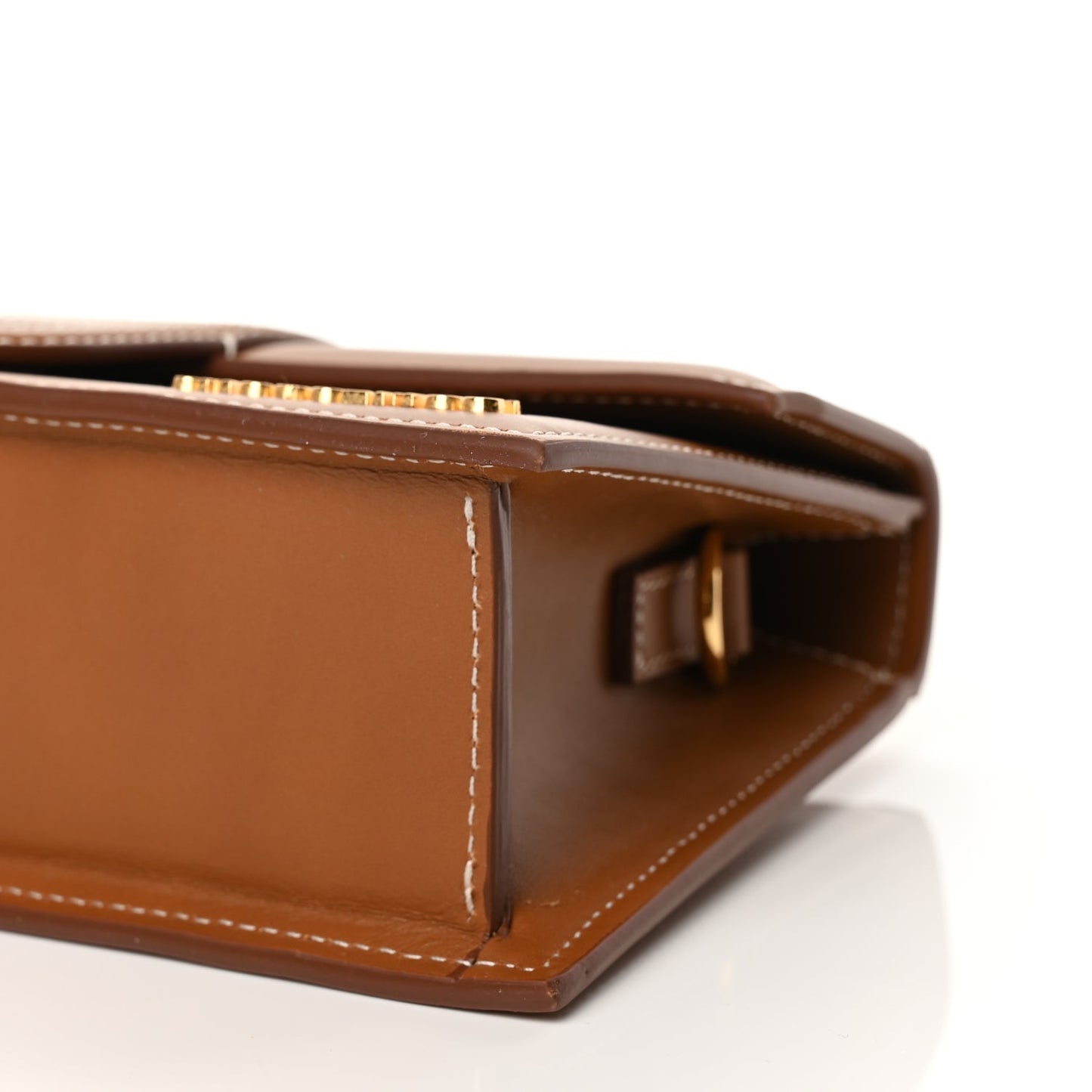Jacquemus Smooth Calfskin Le Grand Bambino Light Brown