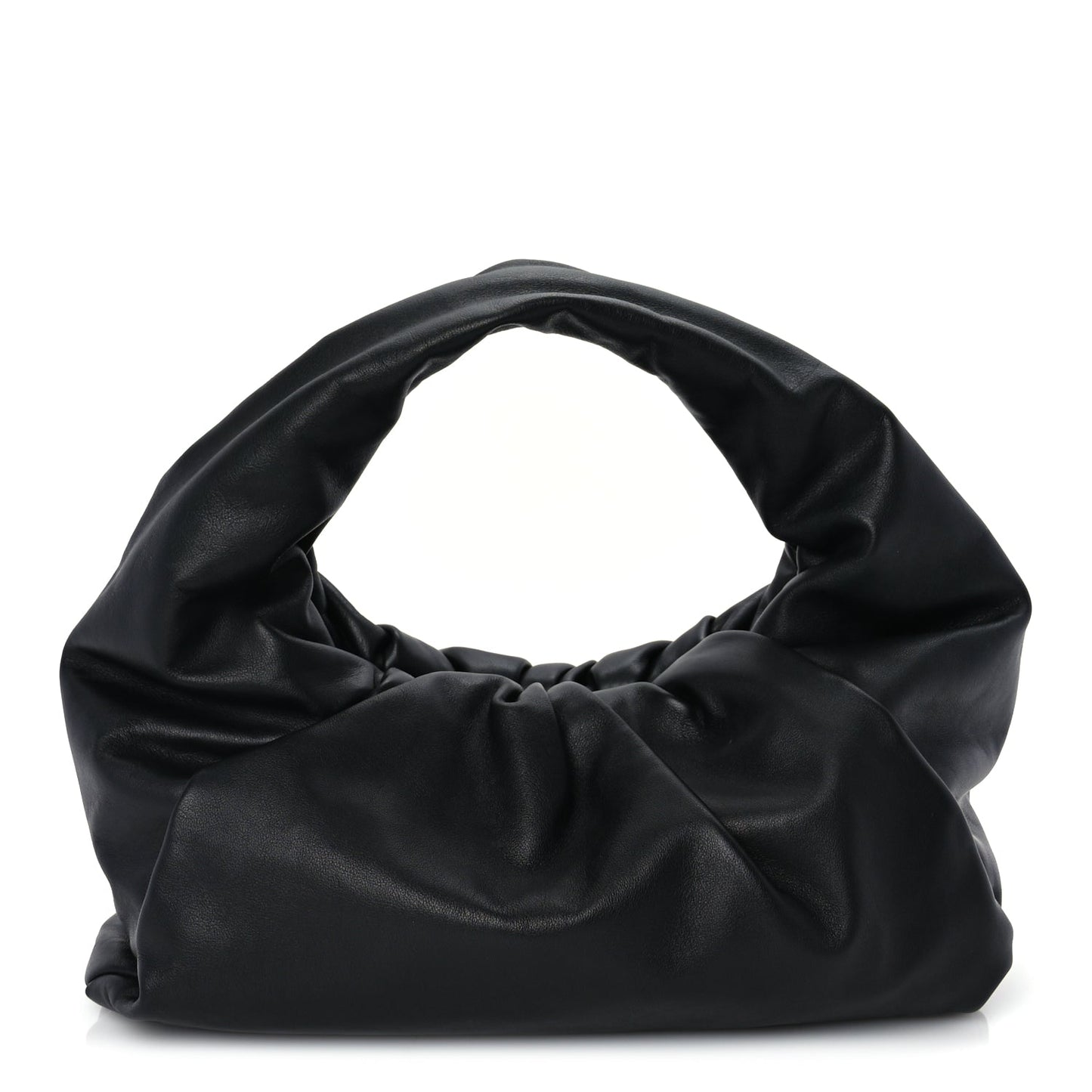 Bottega Veneta Smooth Butter Calfskin Small The Shoulder Pouch Black