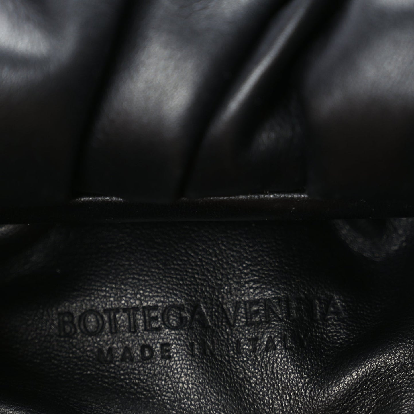 Bottega Veneta Smooth Butter Calfskin Small The Shoulder Pouch Black