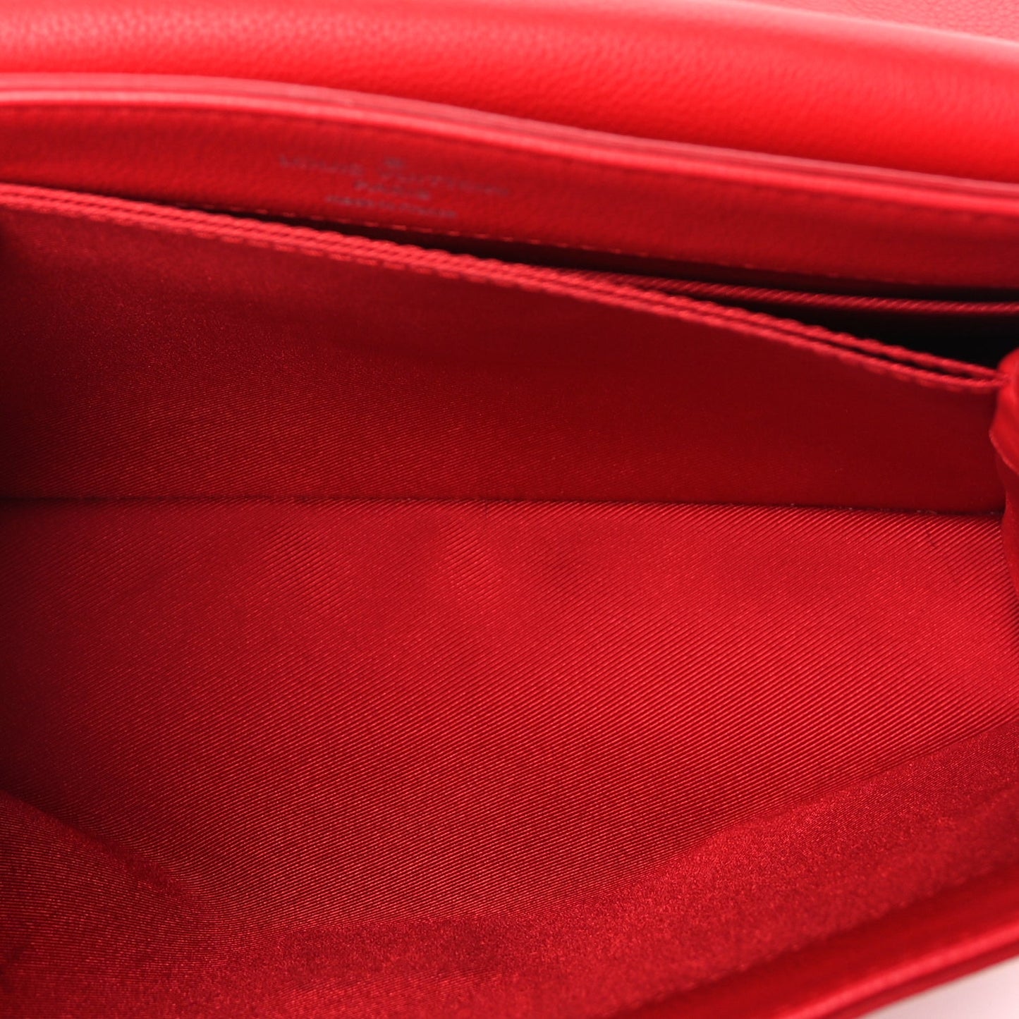 Louis Vuitton Soft Calfskin Lockme II Top Handle Rubis