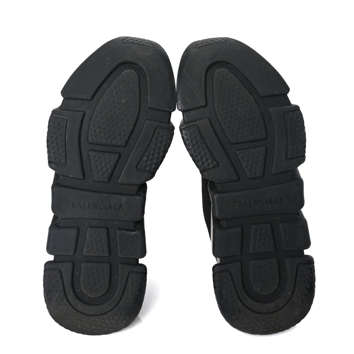 Balenciaga Neoprene Knit Womens Speed Sneakers 38 Black