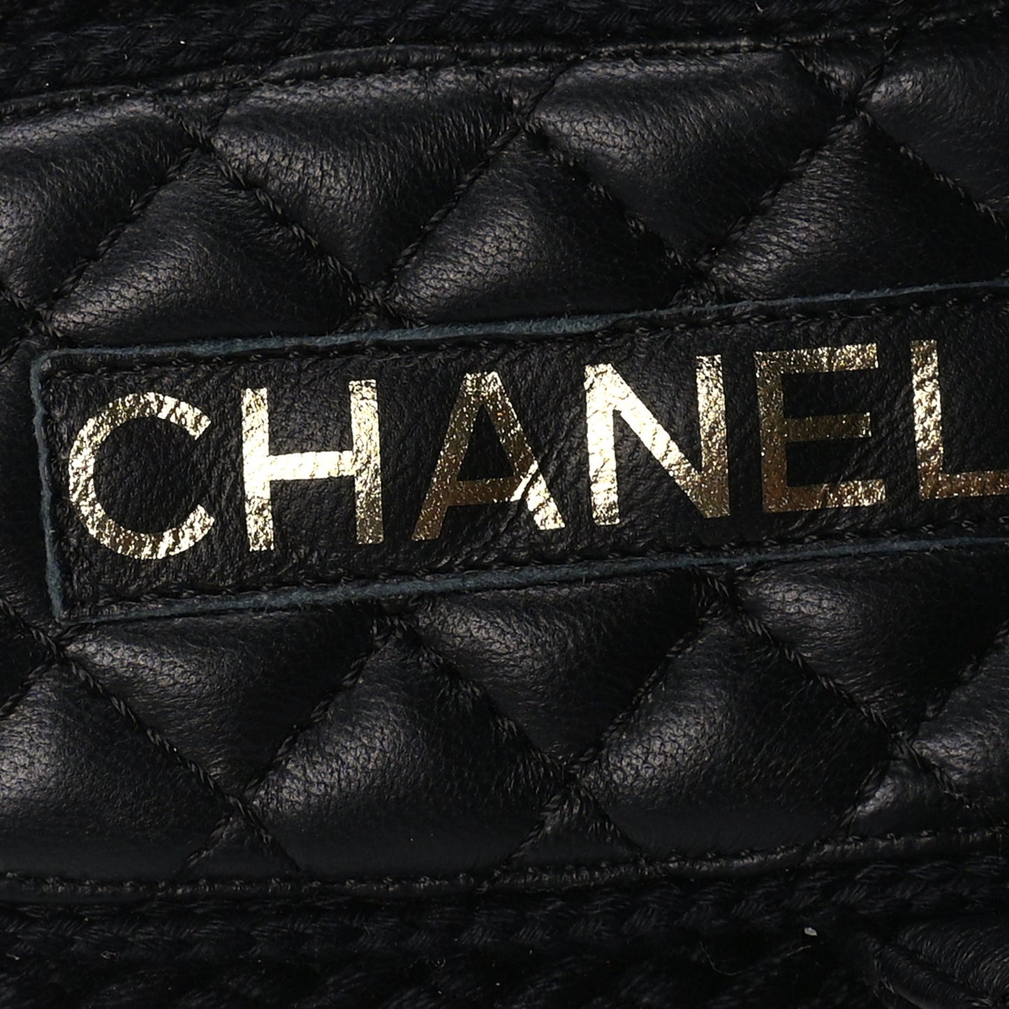 Chanel Cord Lambskin Quilted Logo Mules 36  Black