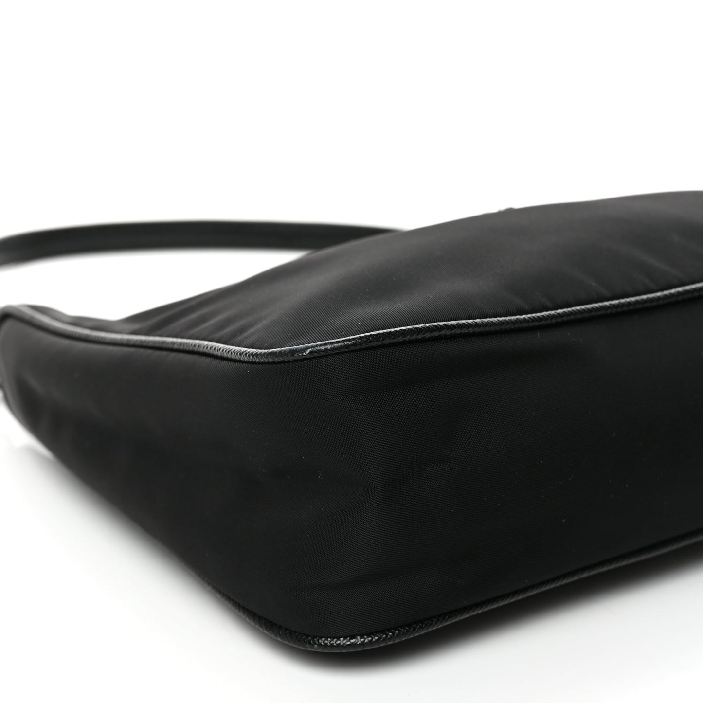 Prada Tessuto Nylon Saffiano Mini Re-Edition 2005 Bag Black