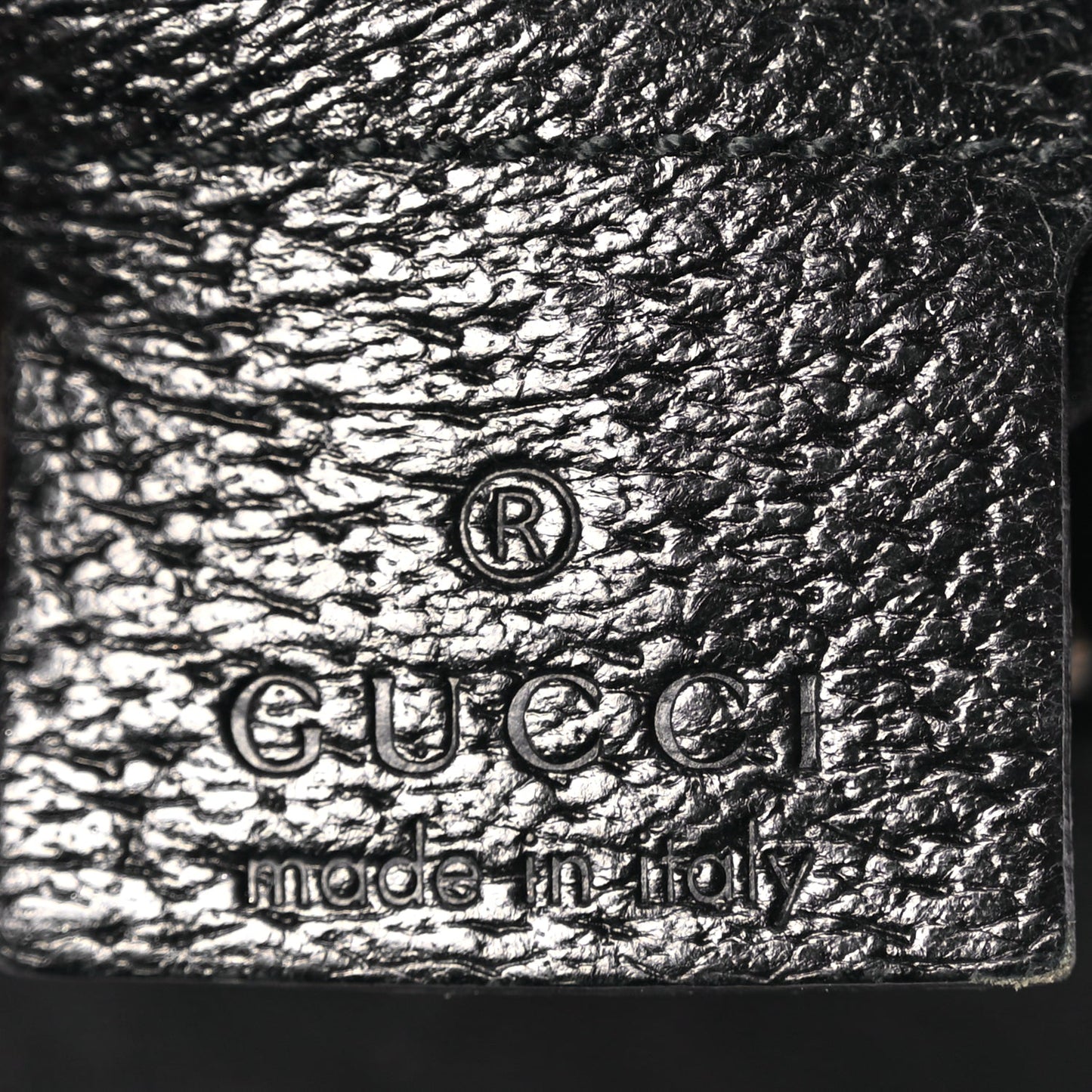 Gucci Monogram Anita Bamboo Top Handle Bag Black