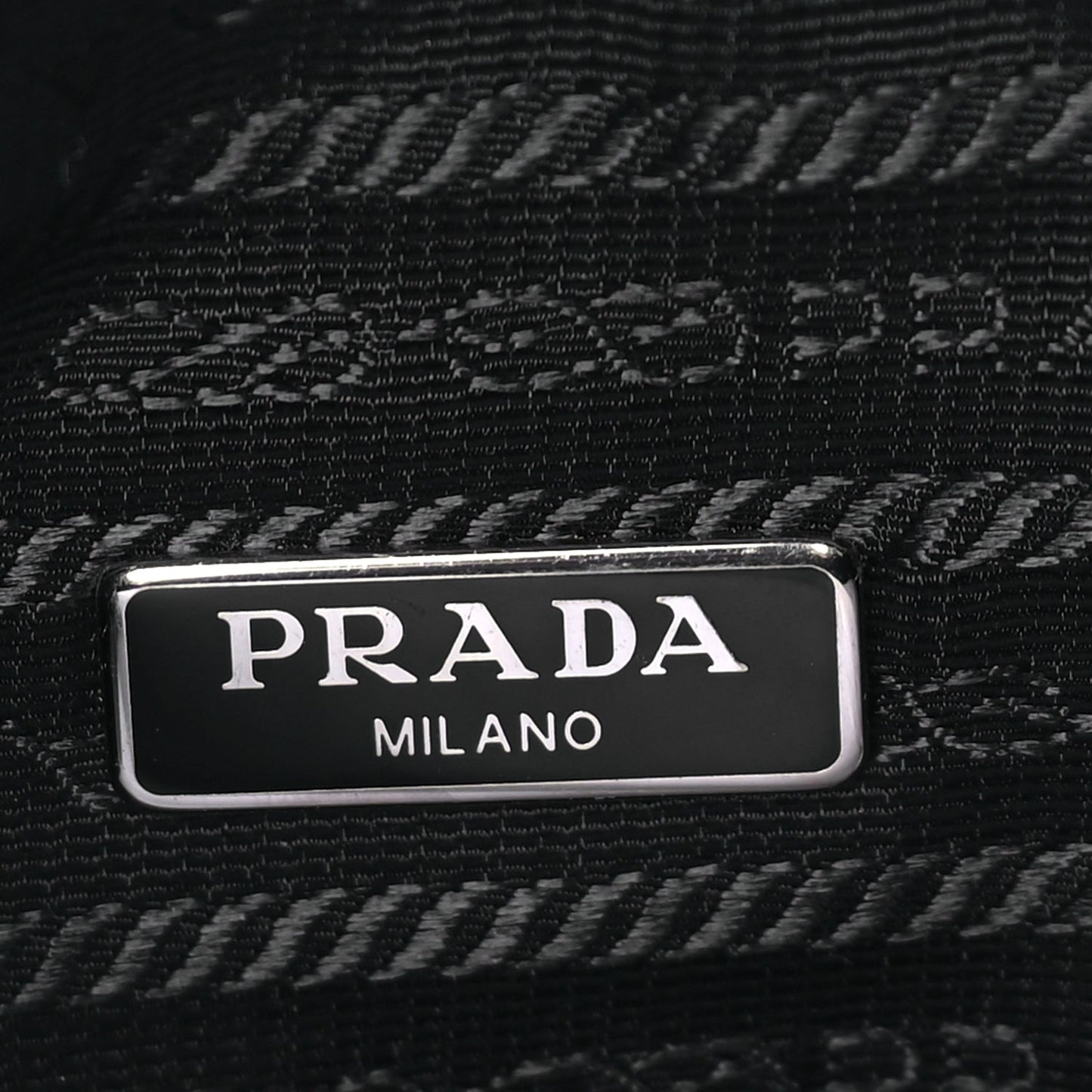 Prada Tessuto Nylon Mini Re-Edition 2000 Bag Black