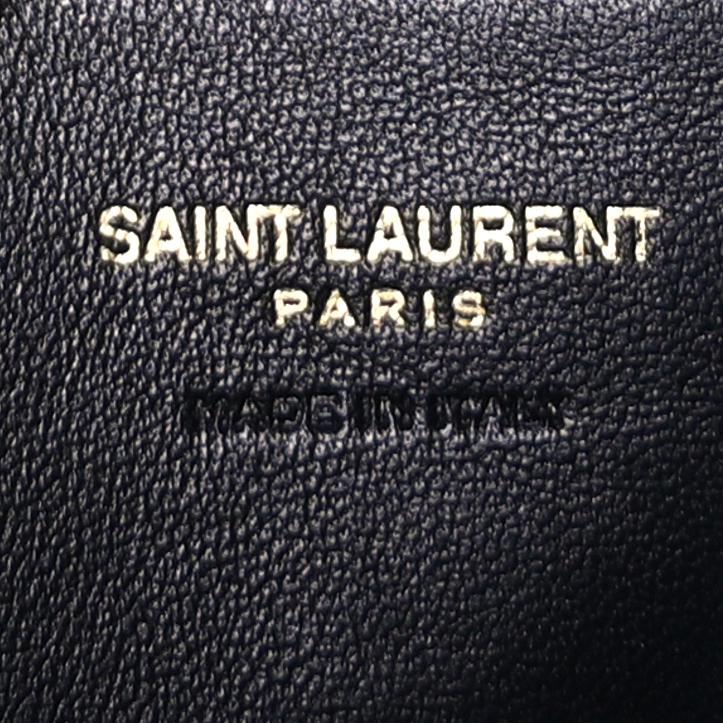 Saint Laurent Lambskin Quilted Gaby Vanity Bag  Olive Wood