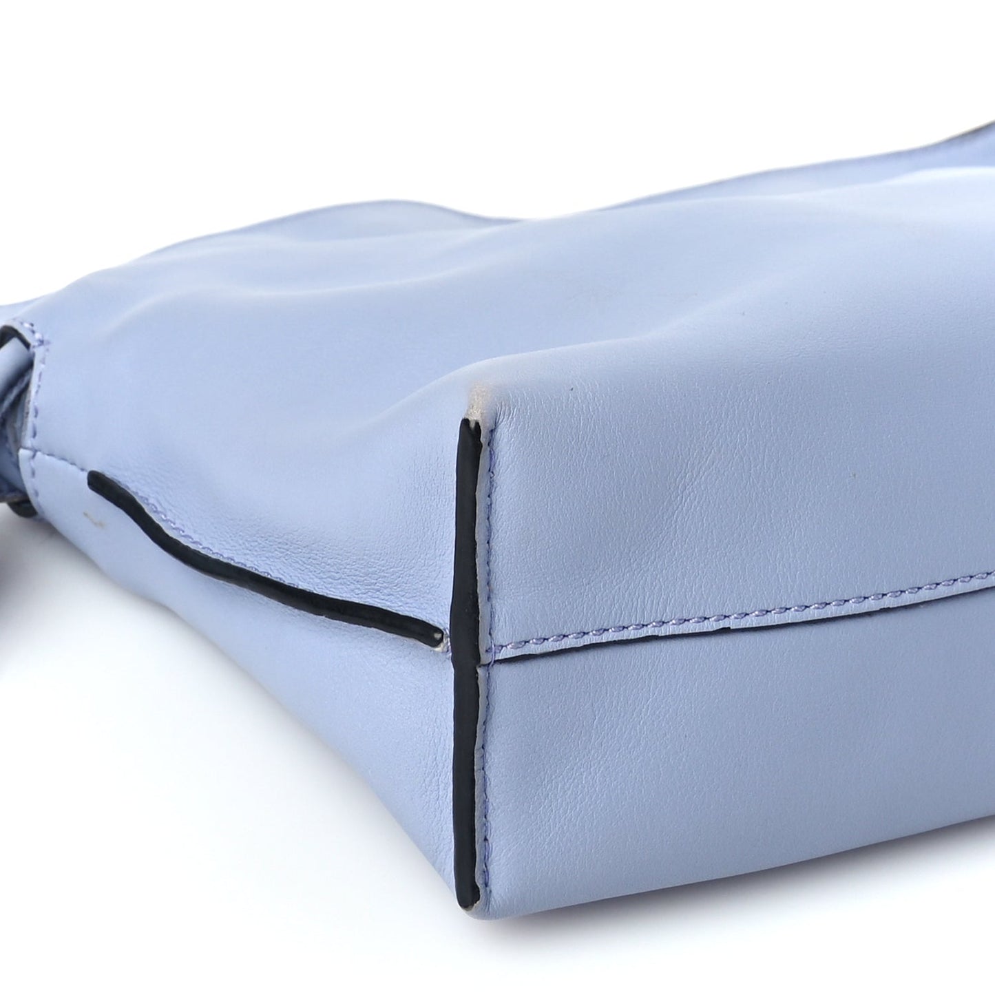 Loewe Calfskin Mini Flamenco Knot Bag Indigo Tan