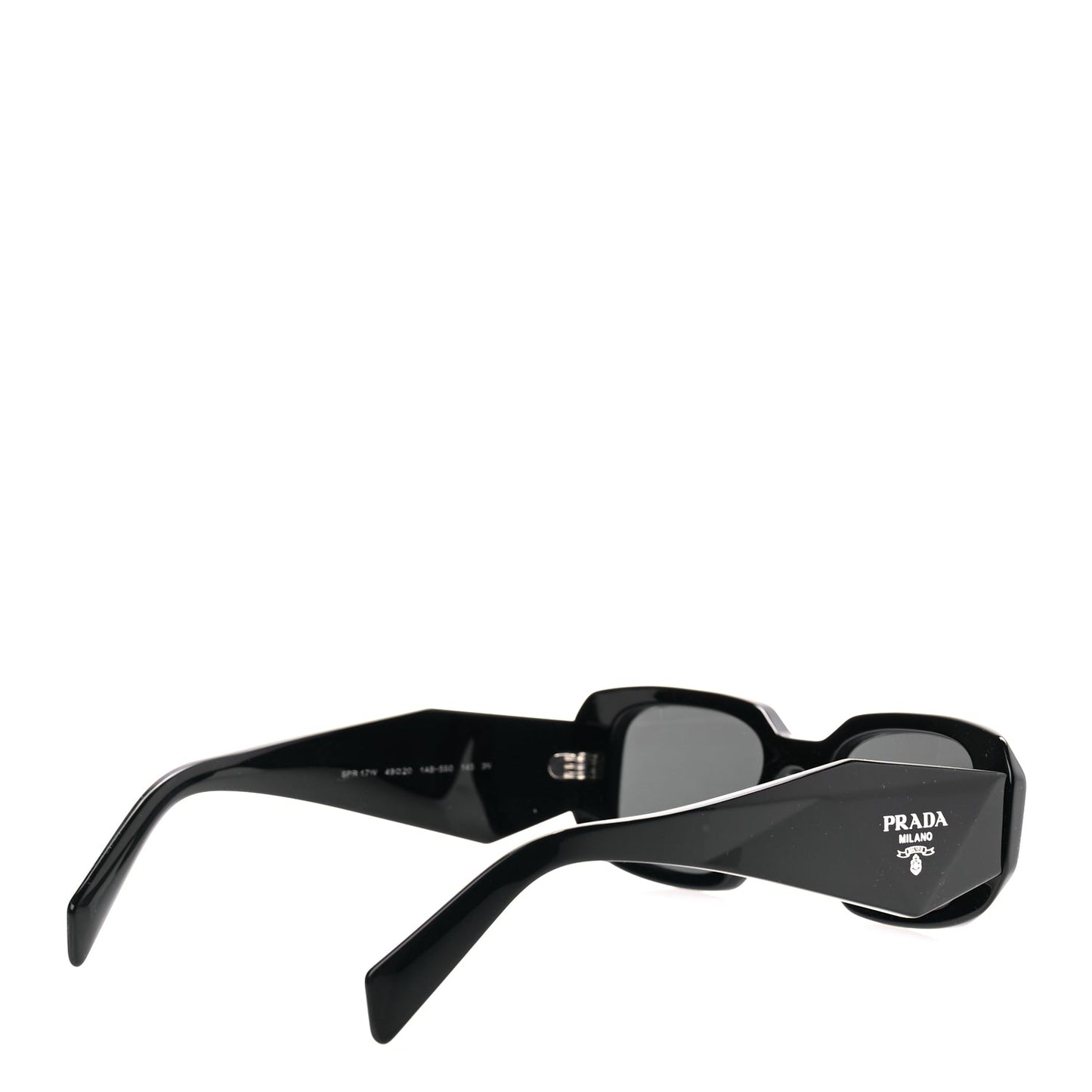 Prada Acetate Symbole Sunglasses SPR 17W Black