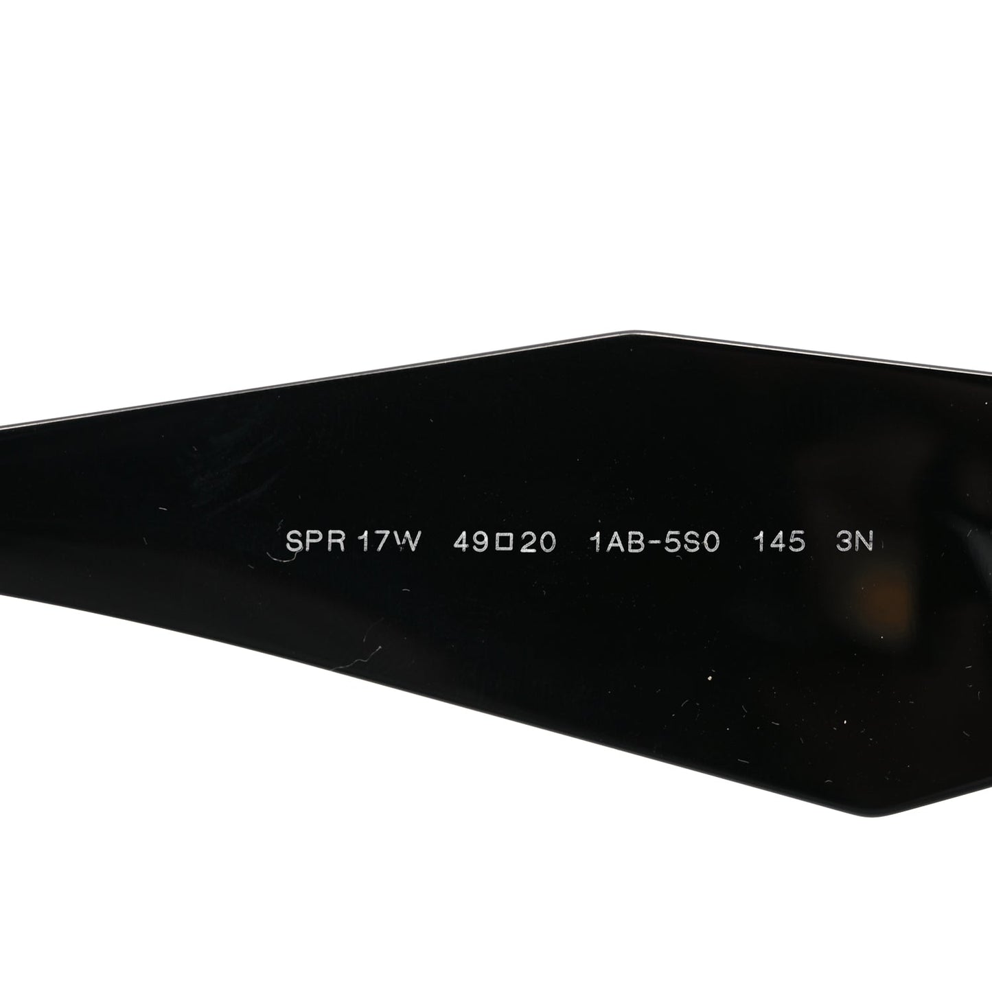 Prada Acetate Symbole Sunglasses SPR 17W Black