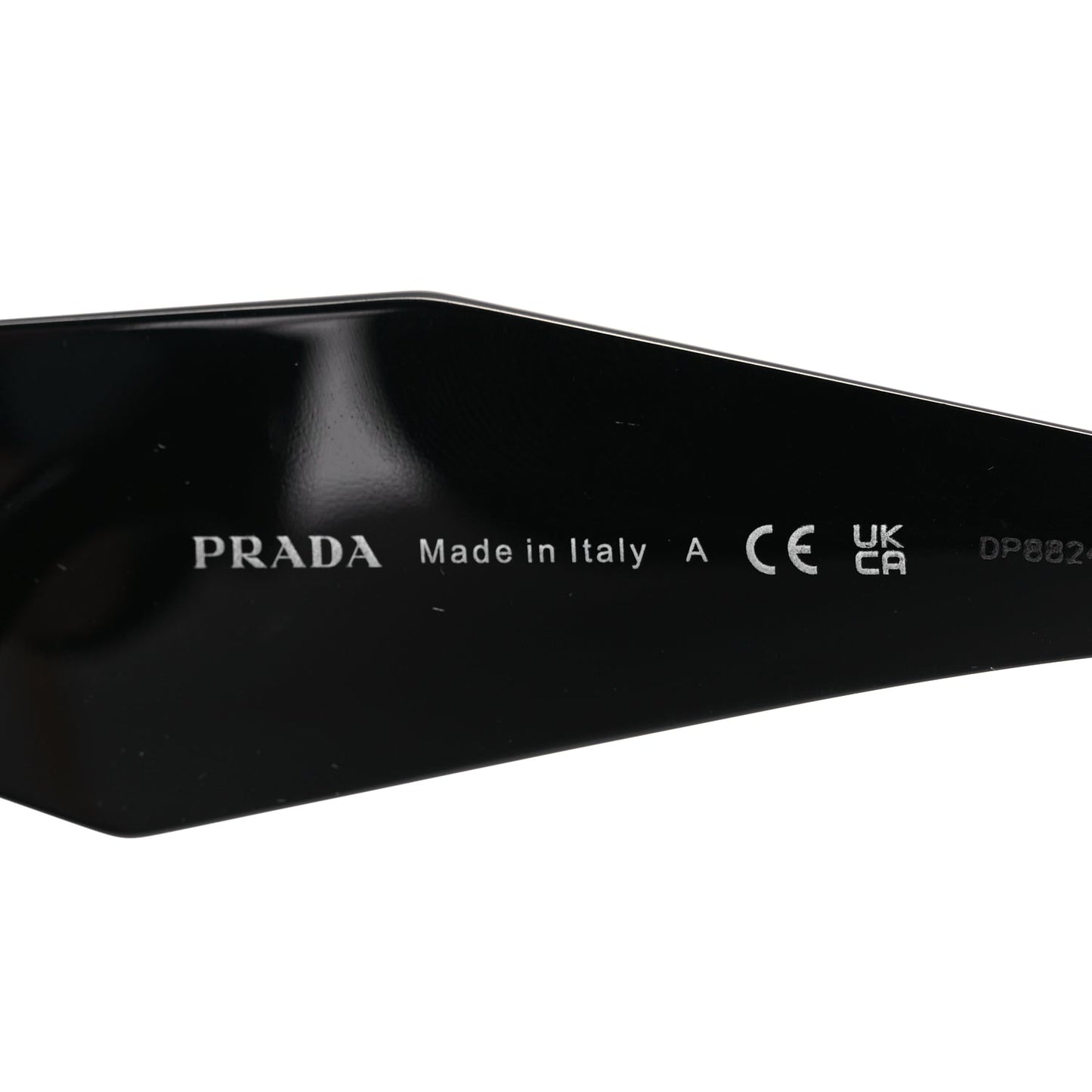 Prada Acetate Symbole Sunglasses SPR 17W Black