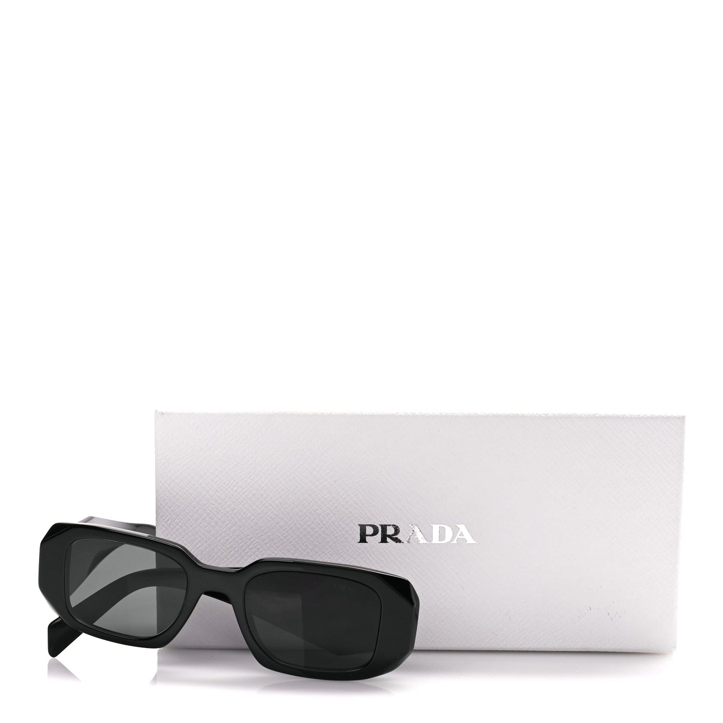Prada Acetate Symbole Sunglasses SPR 17W Black