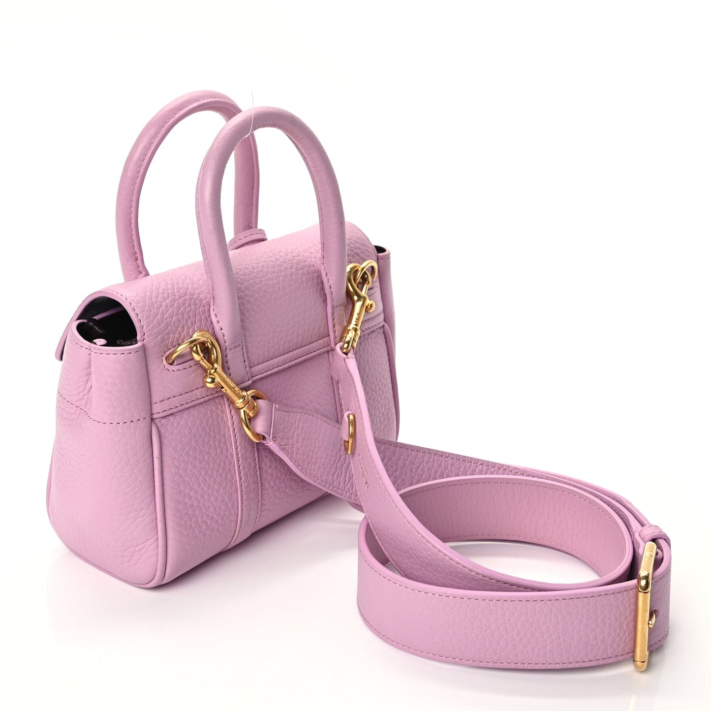 Mulberry Small Classic Grain Mini Bayswater Lilac Blossom Lilac Blossom