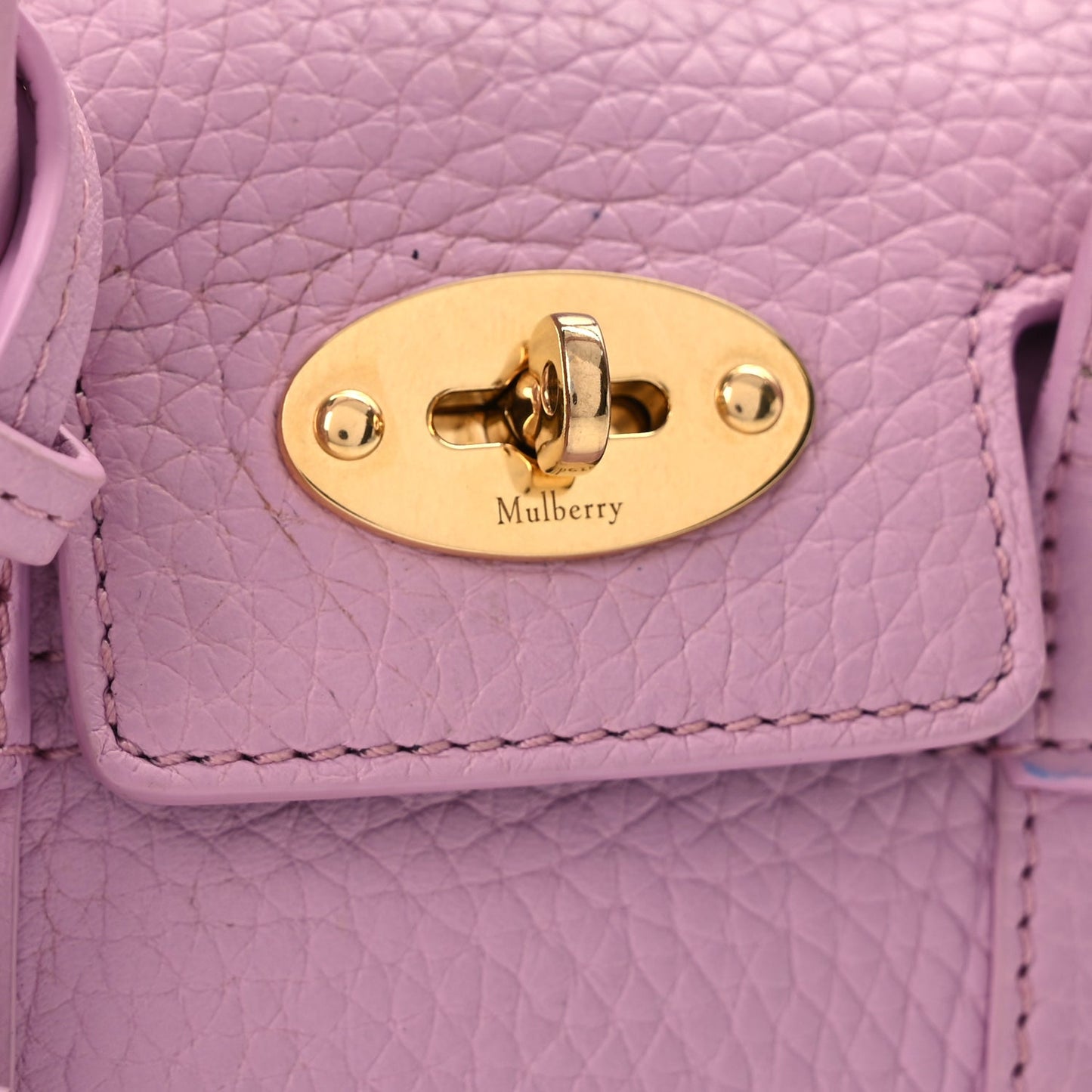Mulberry Small Classic Grain Mini Bayswater Lilac Blossom Lilac Blossom