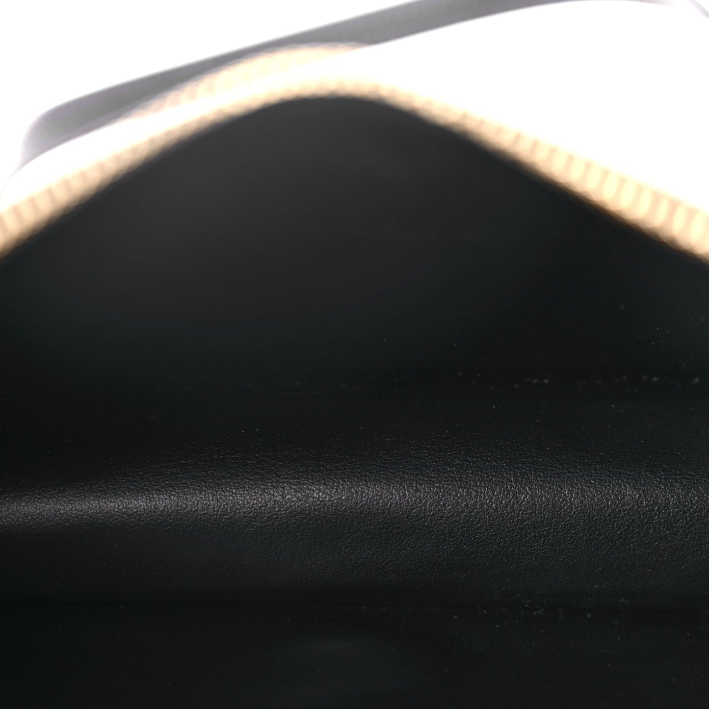 Burberry Grained Calfskin Mini TB Shoulder Pouch Black