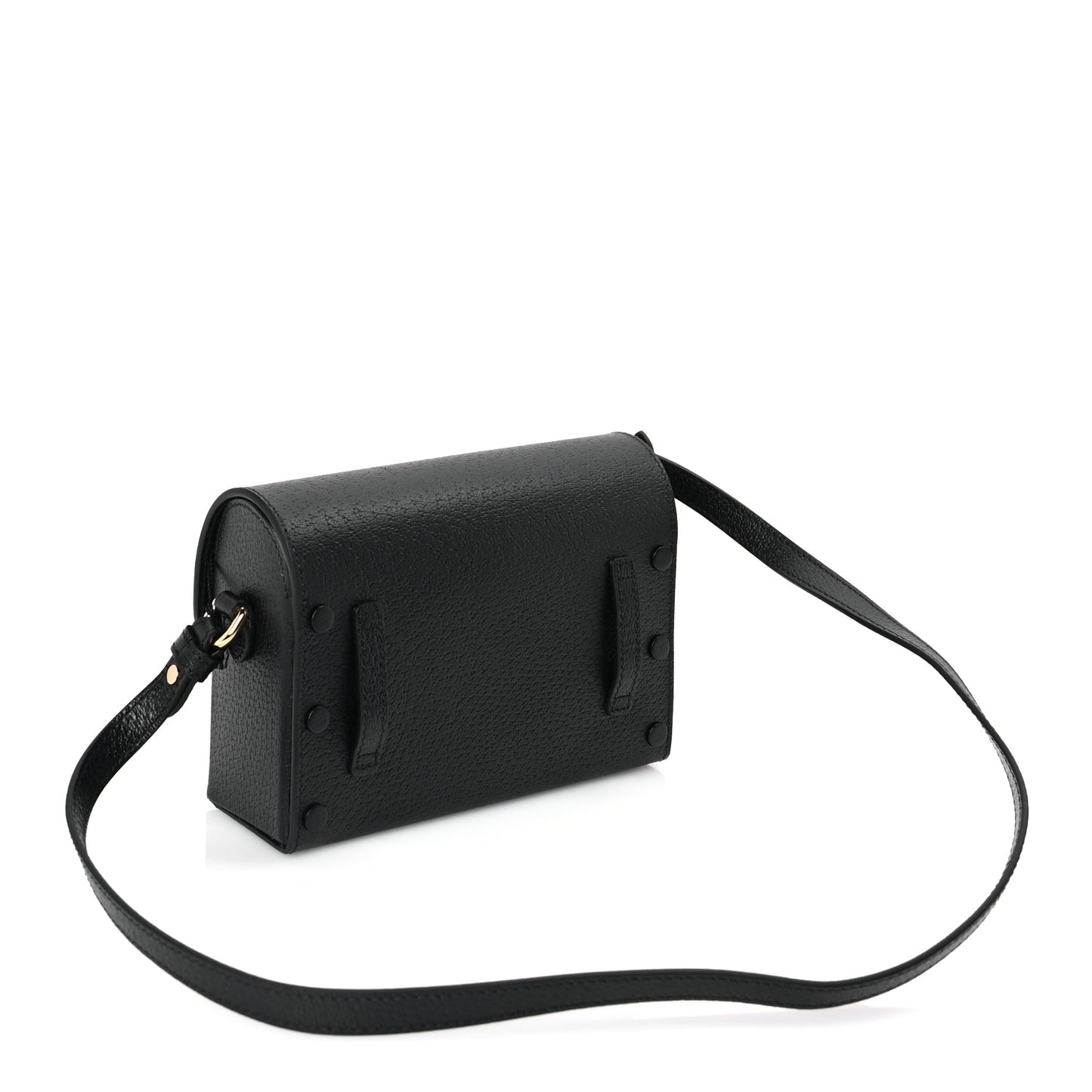 Gucci Calfskin Horsebit 1955 Shoulder Bag Black