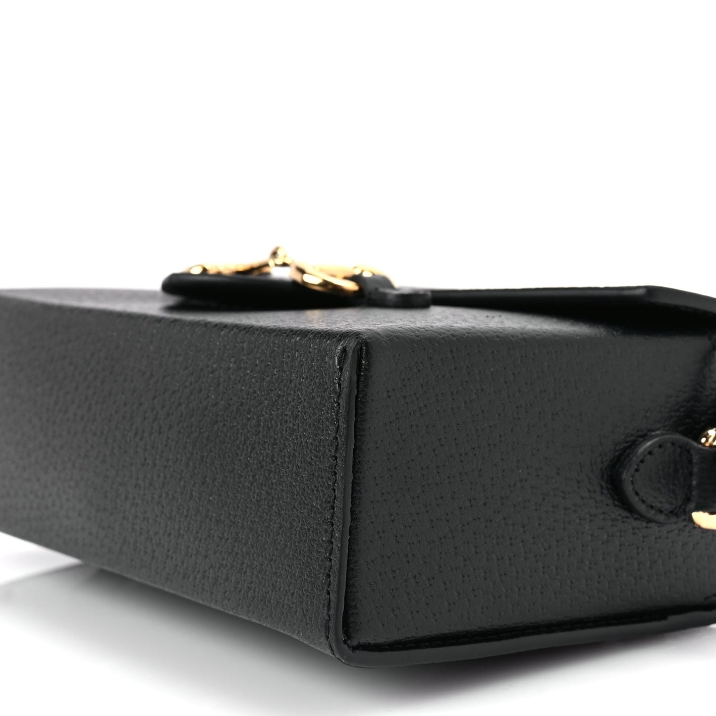 Gucci Calfskin Horsebit 1955 Shoulder Bag Black