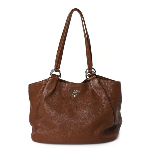 Prada Vitello Daino Hobo Nocciolo
