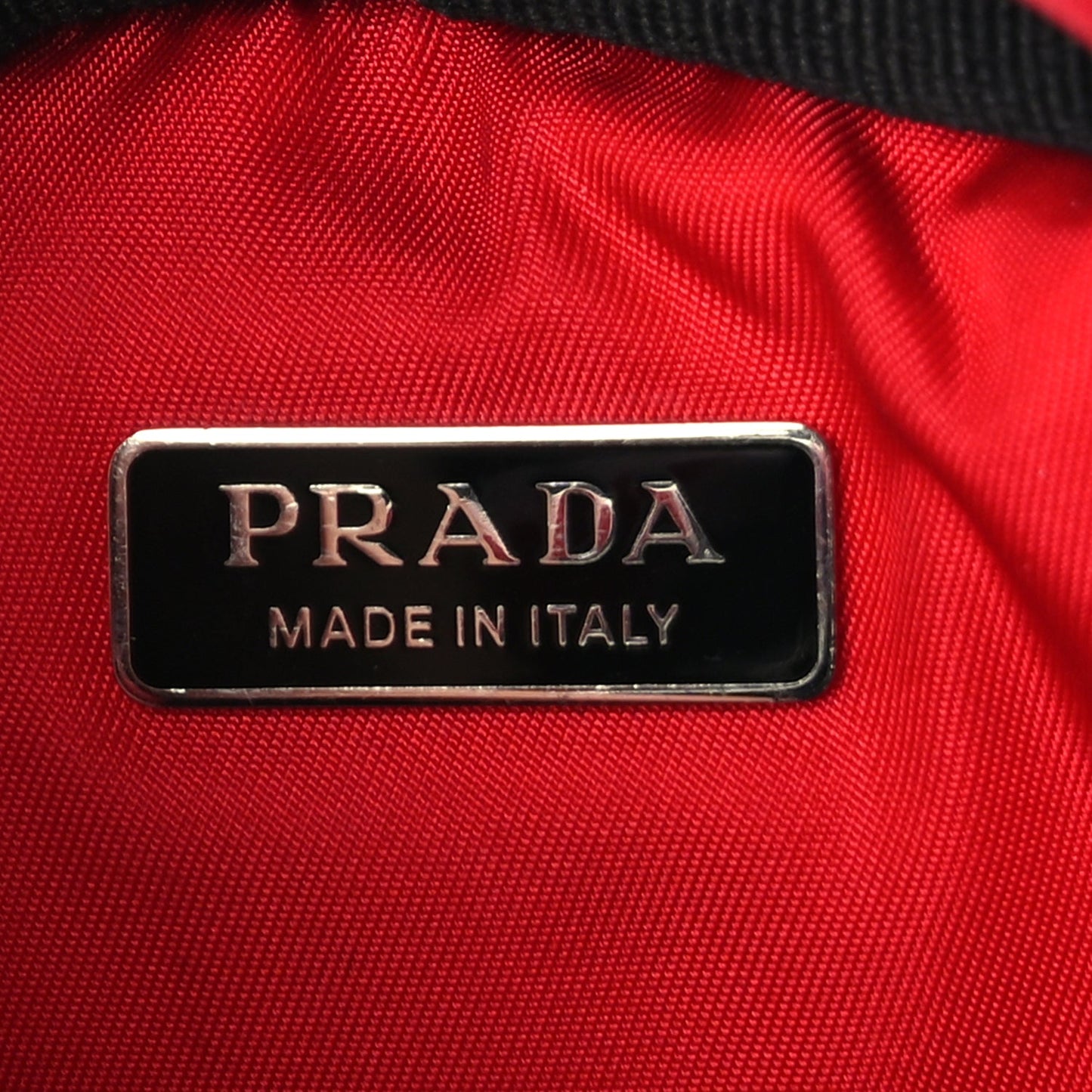 Prada Tessuto Nylon Pocket Top Handle Cargo Bag  Black Fuoco