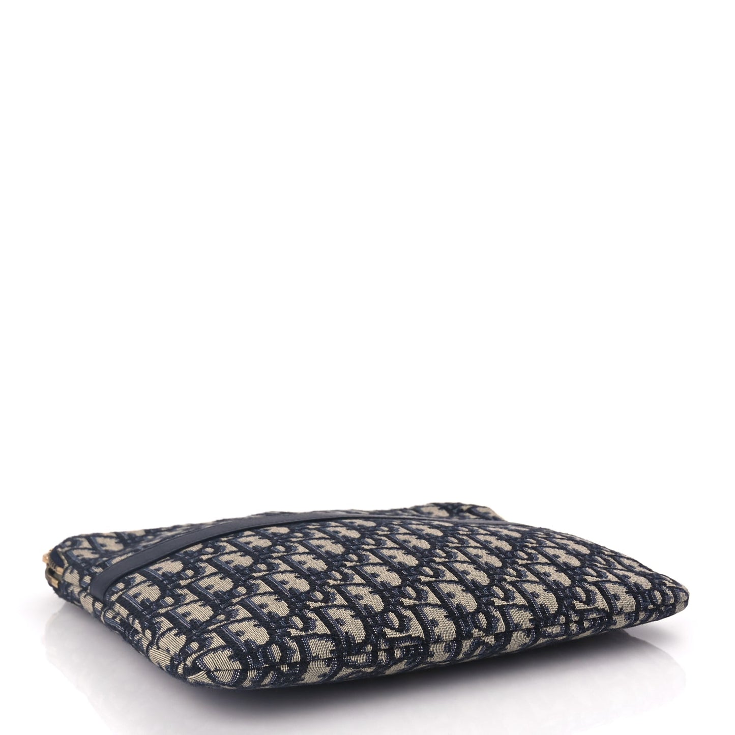Christian Dior Oblique Travel Pouch Navy Blue