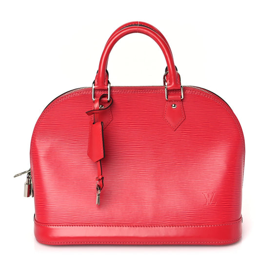Louis Vuitton Epi Alma PM  Carmine