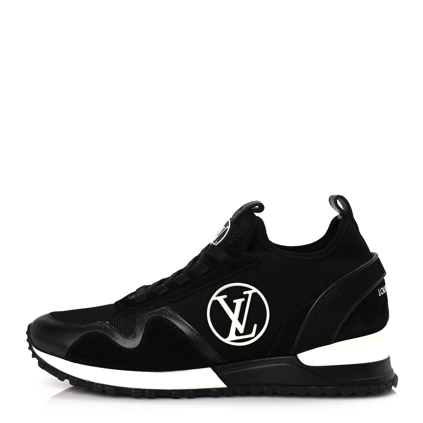 Louis Vuitton Calfskin Run Away Sneakers 38 Black