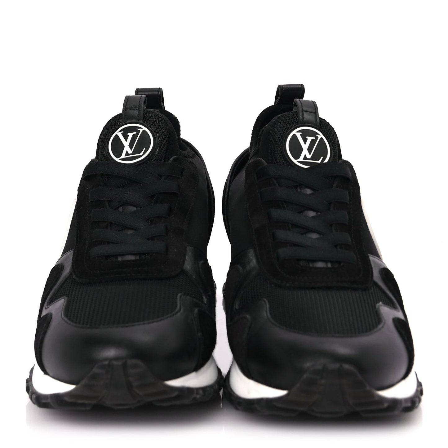 Louis Vuitton Calfskin Run Away Sneakers 38 Black