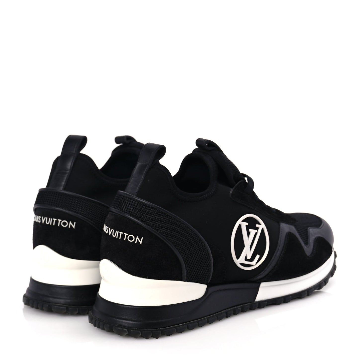 Louis Vuitton Calfskin Run Away Sneakers 38 Black
