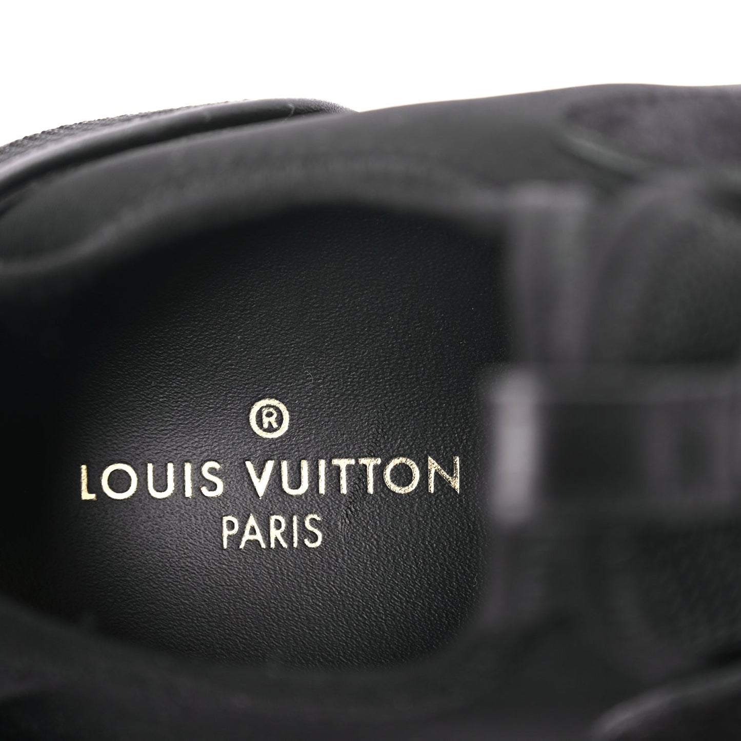 Louis Vuitton Calfskin Run Away Sneakers 38 Black