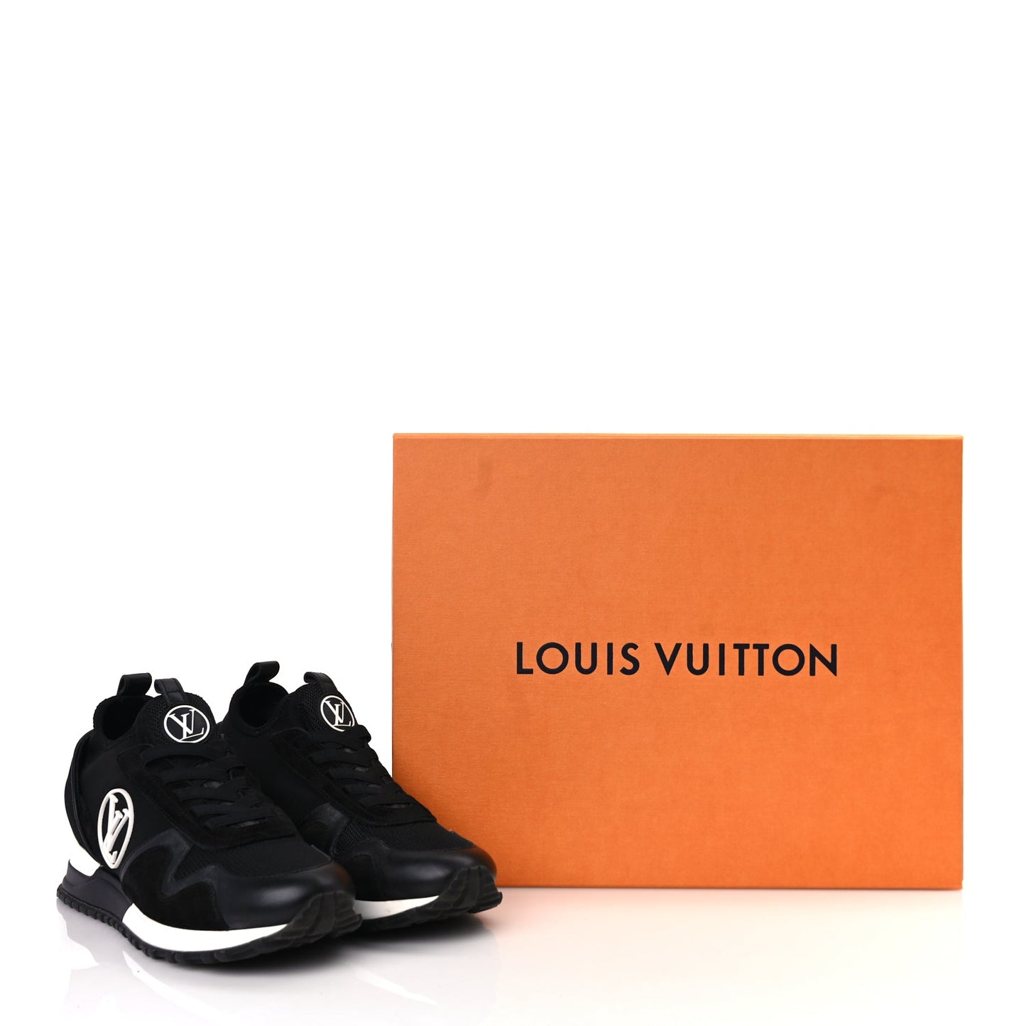 Louis Vuitton Calfskin Run Away Sneakers 38 Black