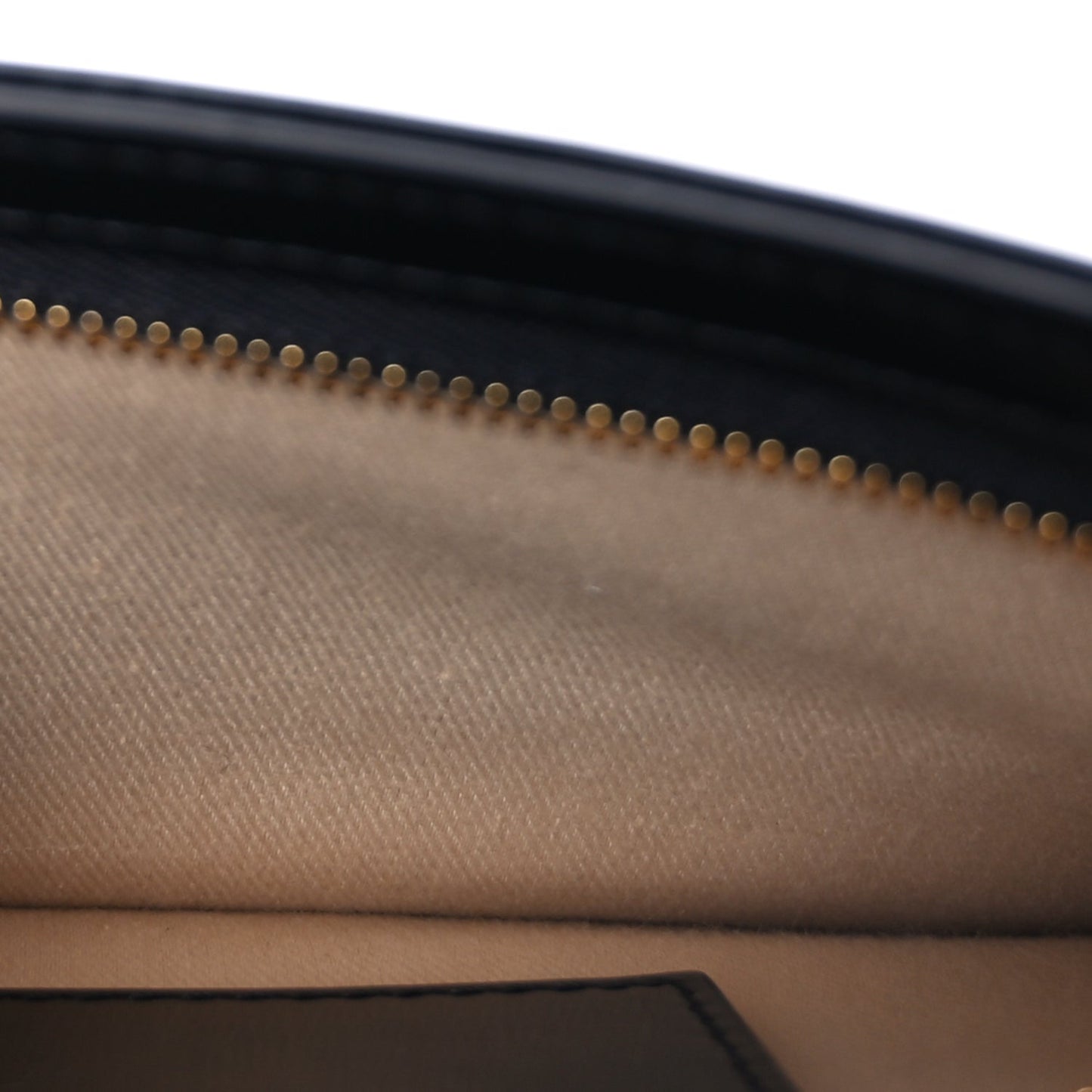 Jacquemus Glazed Calfskin The Small Bisou Chaine Shoulder Bag Black