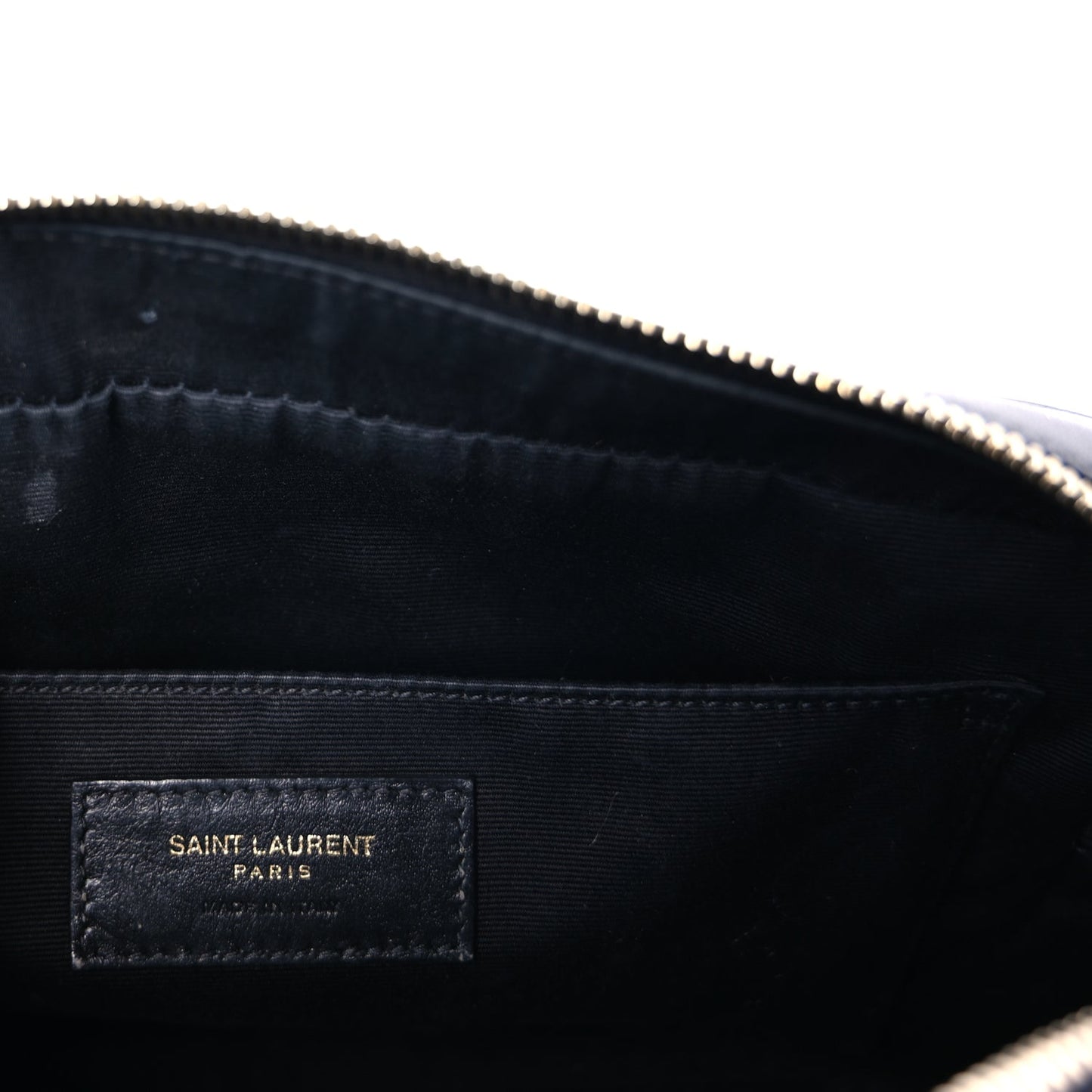 Saint Laurent Raffia Canvas Monogram Lou Camera Bag Beige Black