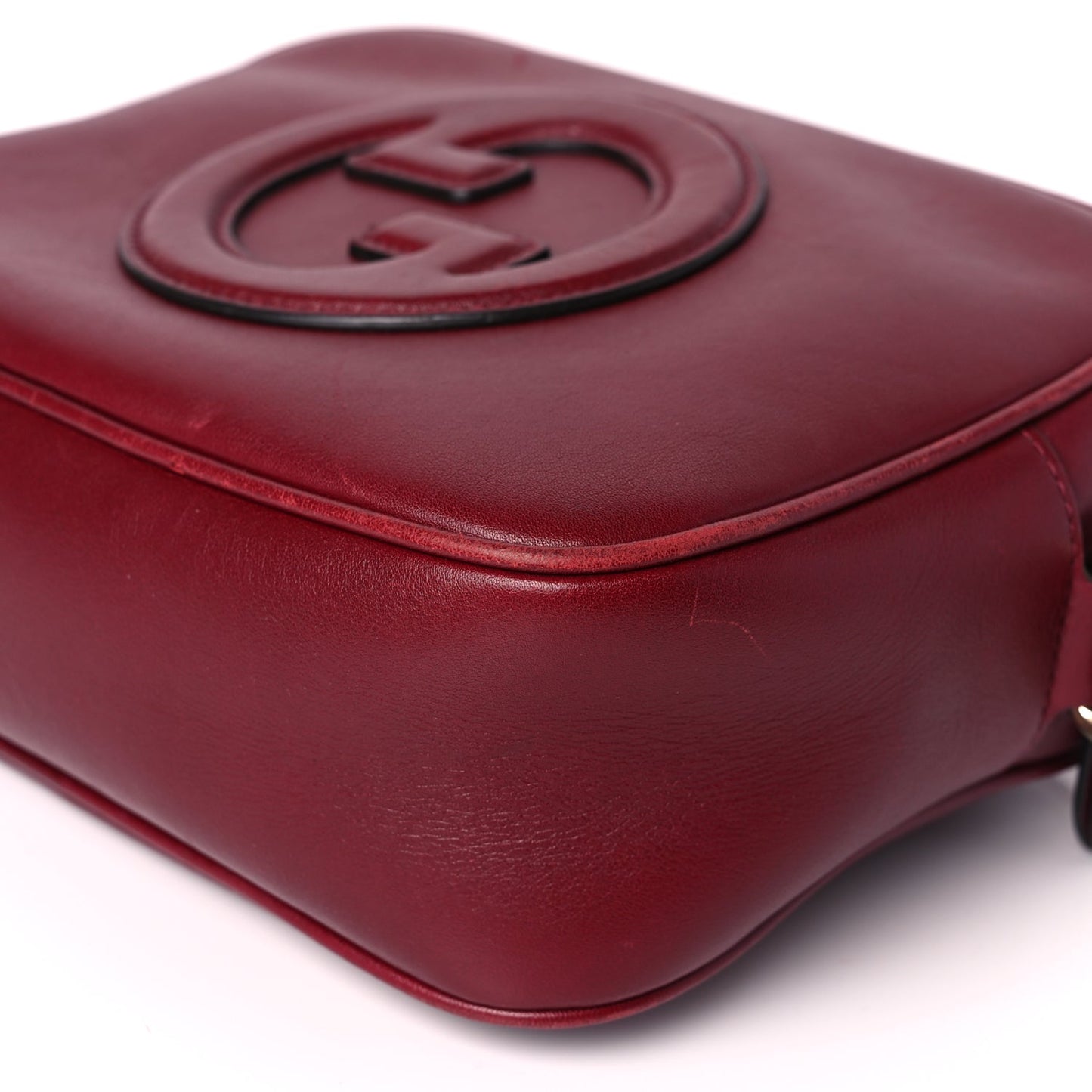 Gucci Calfskin Mini Blondie Bag  Rosso