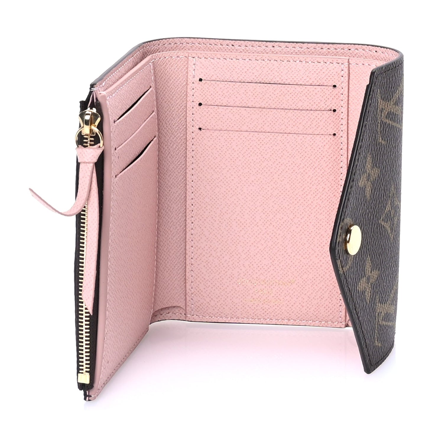 Louis Vuitton Monogram Victorine Wallet Rose Ballerine