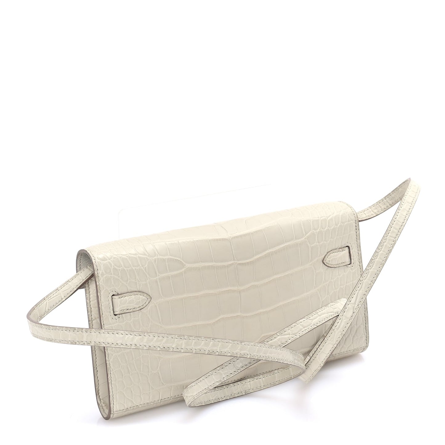 Hermes Matte Alligator Kelly Wallet To Go  Betton