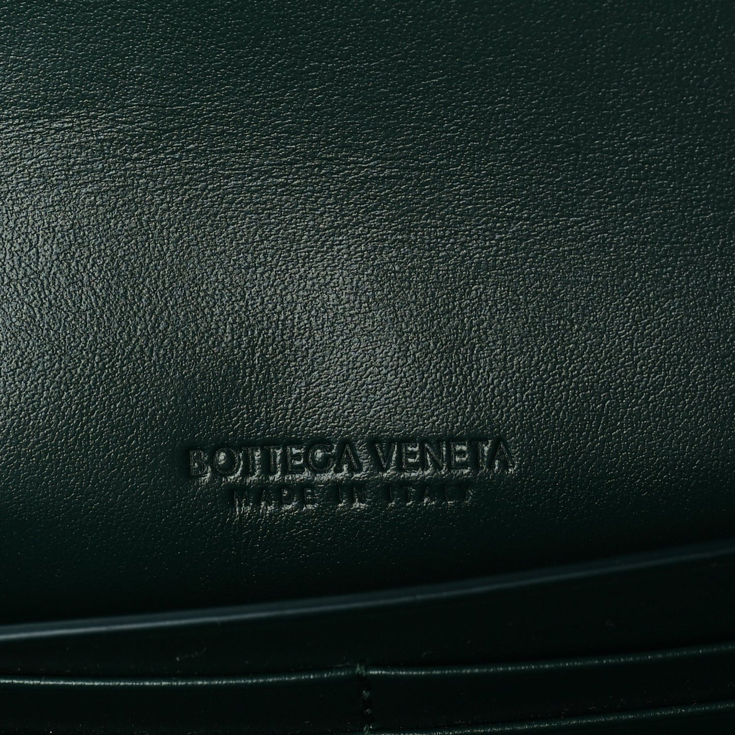 Bottega Veneta Nappa Intrecciato Long Andiamo Top Handle Clutch  Emerald Green