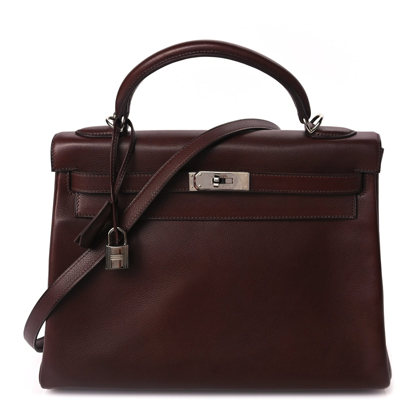Hermes Evergrain Kelly Retourne 32 Havane