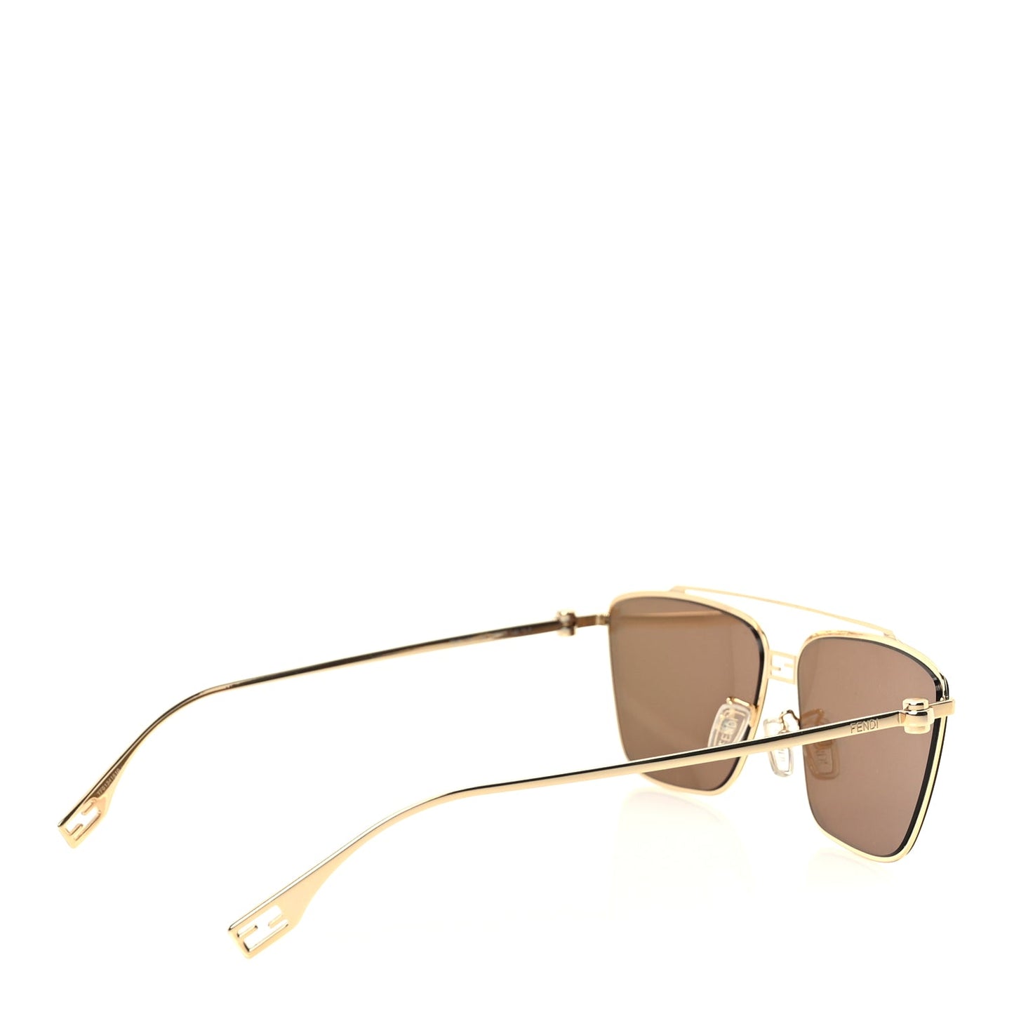 Fendi Metal Aviator Sunglasses FE40110U Gold