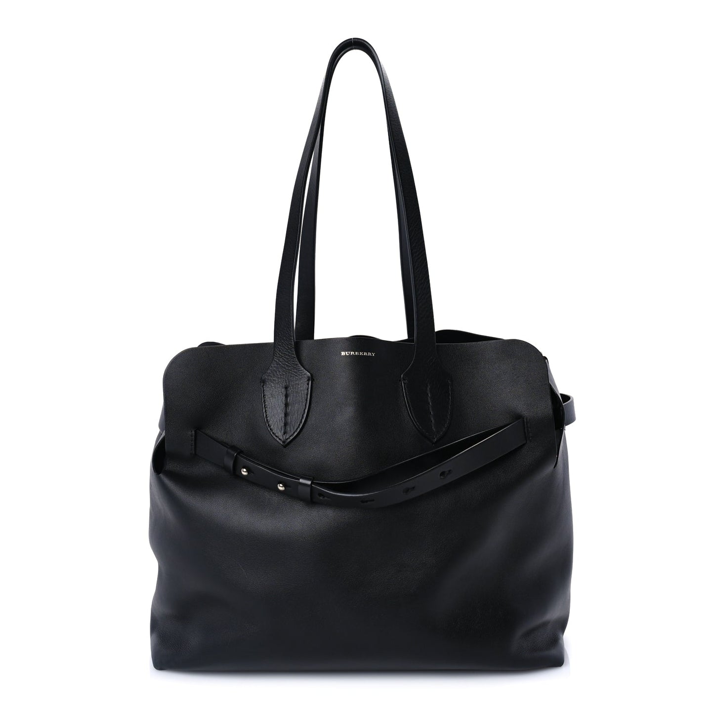 Burberry Soft Calfskin Medium Belt Bag  Black
