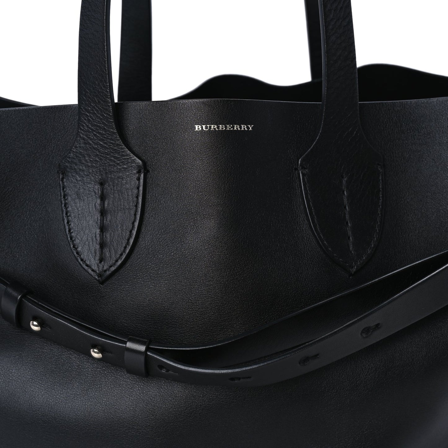 Burberry Soft Calfskin Medium Belt Bag  Black