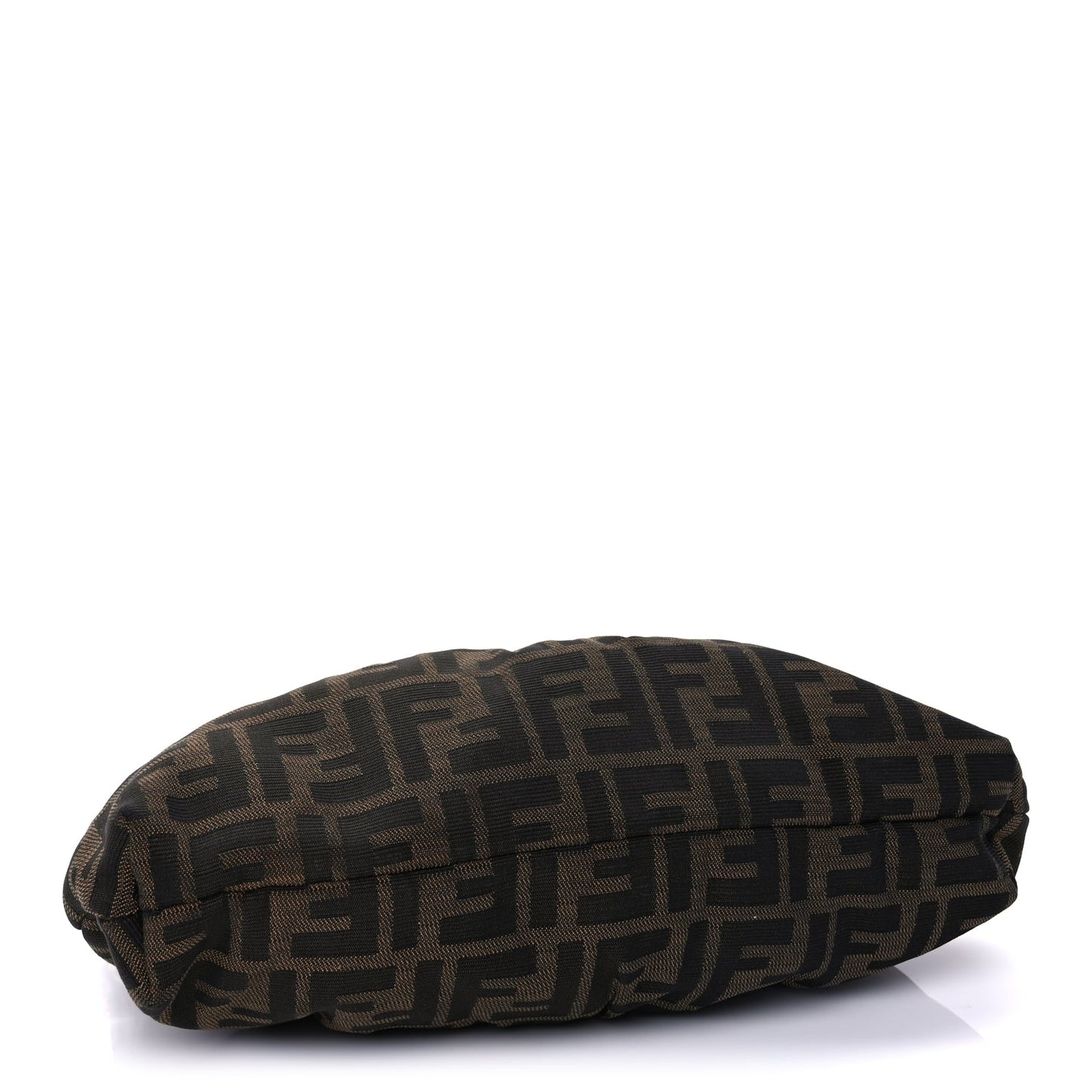 Fendi Zucca Small Chef Shoulder Bag  Tobacco Black