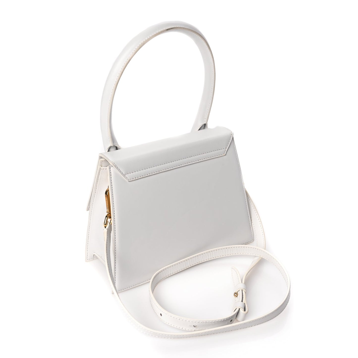 Jacquemus Smooth Calfskin Le Grand Chiquito White