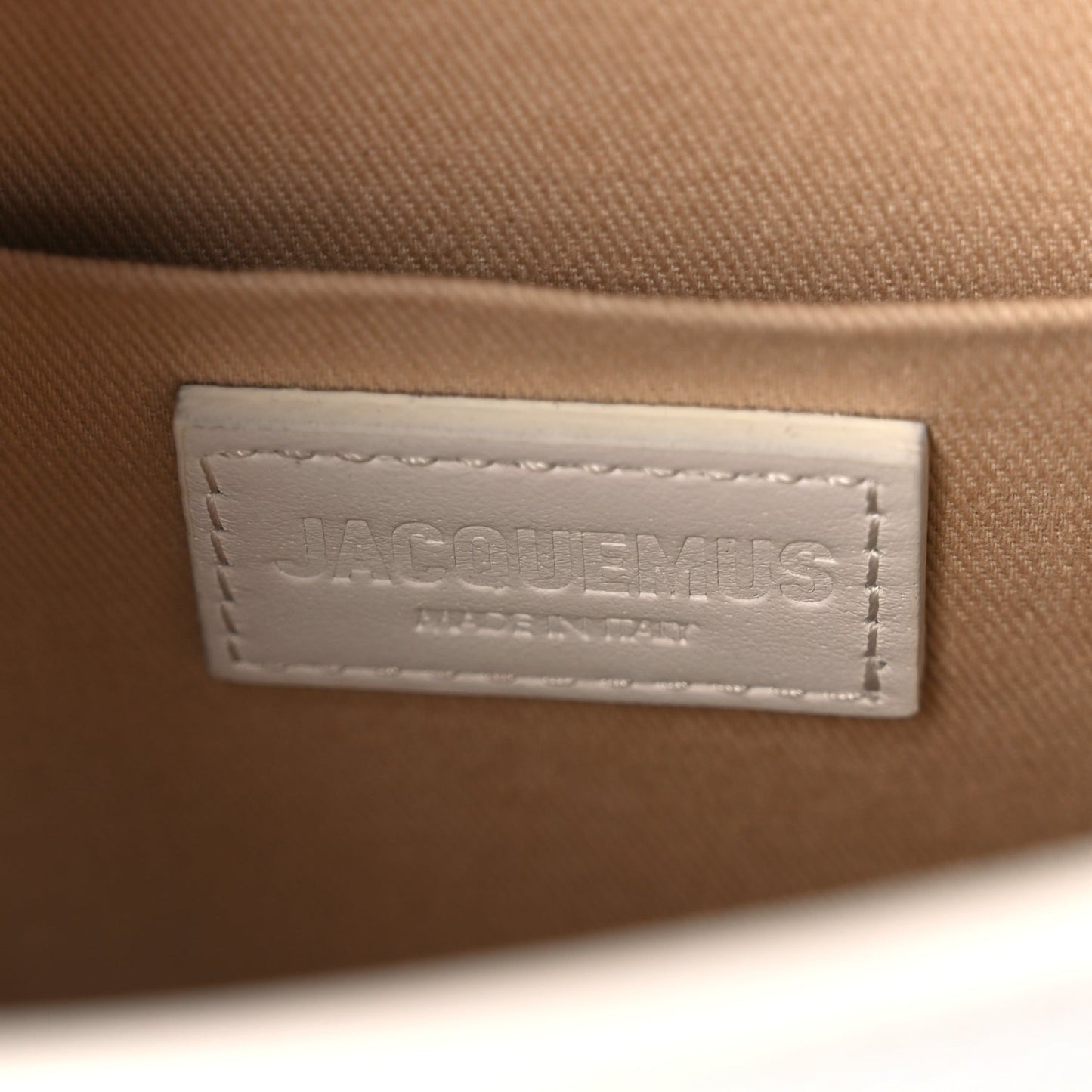 Jacquemus Smooth Calfskin Le Grand Chiquito White