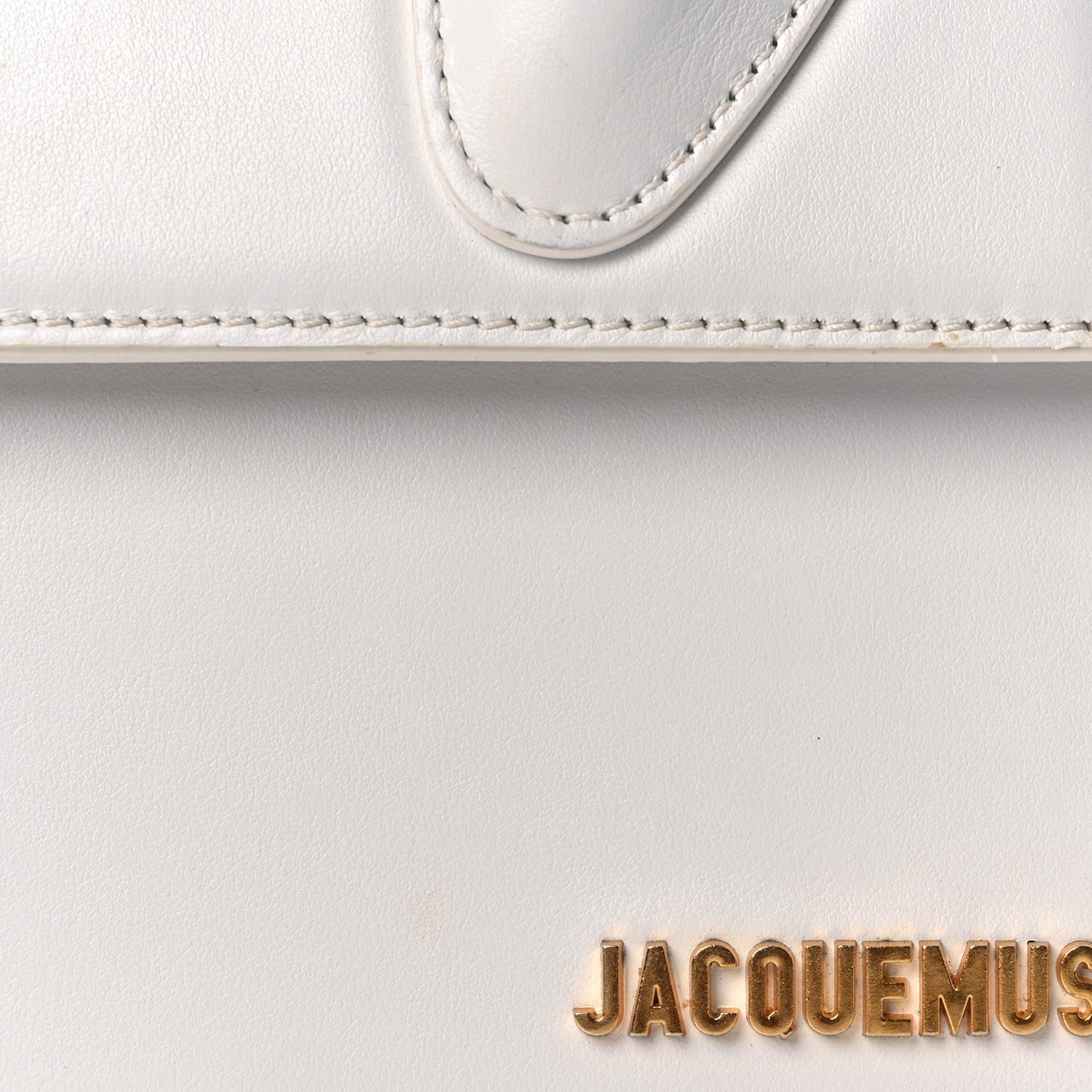 Jacquemus Smooth Calfskin Le Grand Chiquito White
