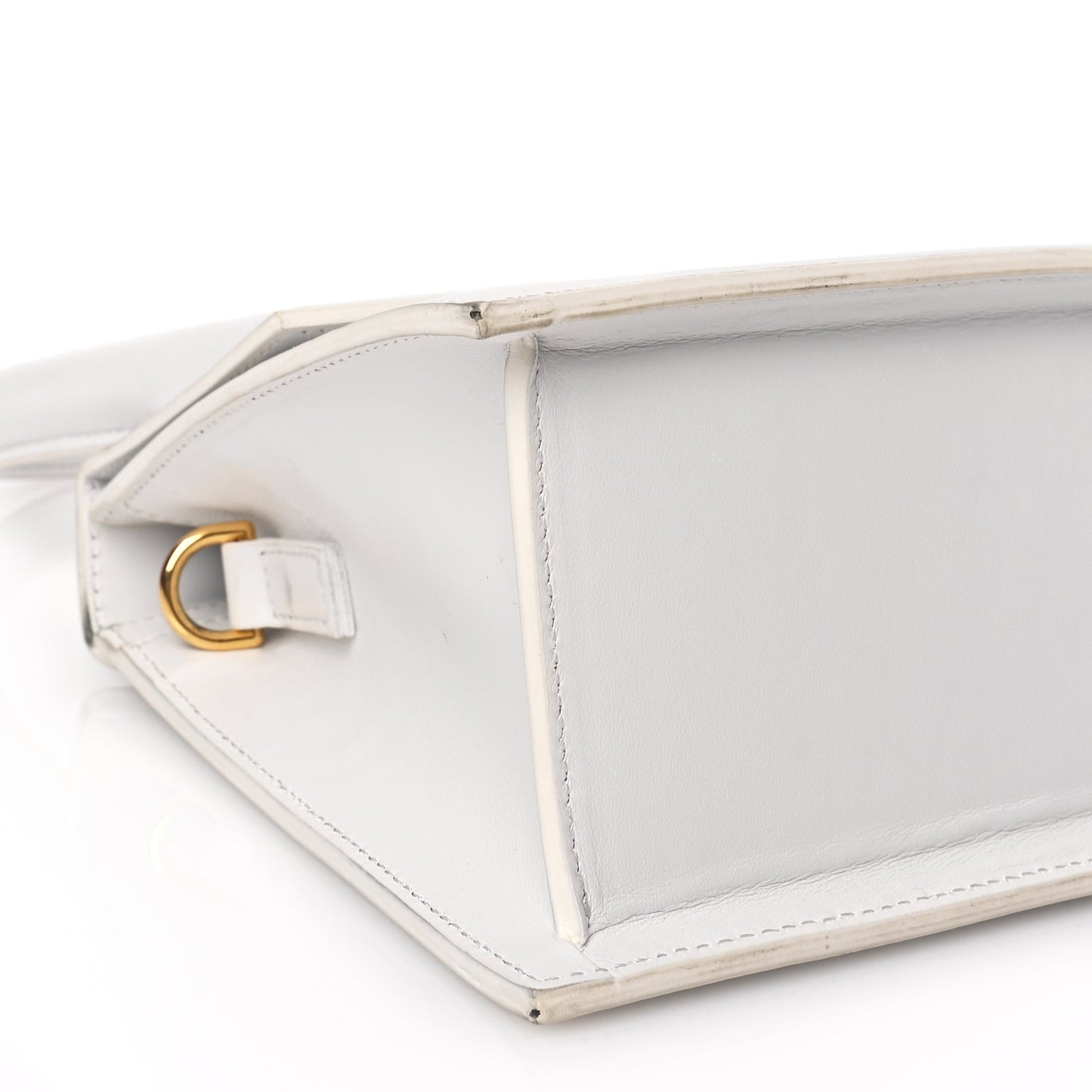 Jacquemus Smooth Calfskin Le Grand Chiquito White
